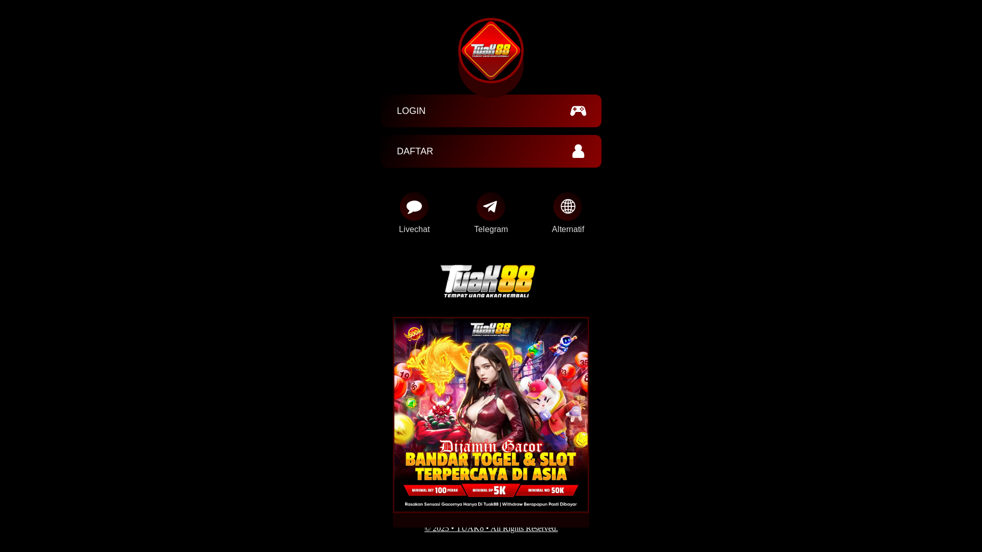 website screenshot of https://kejari-tuak88.pages.dev/