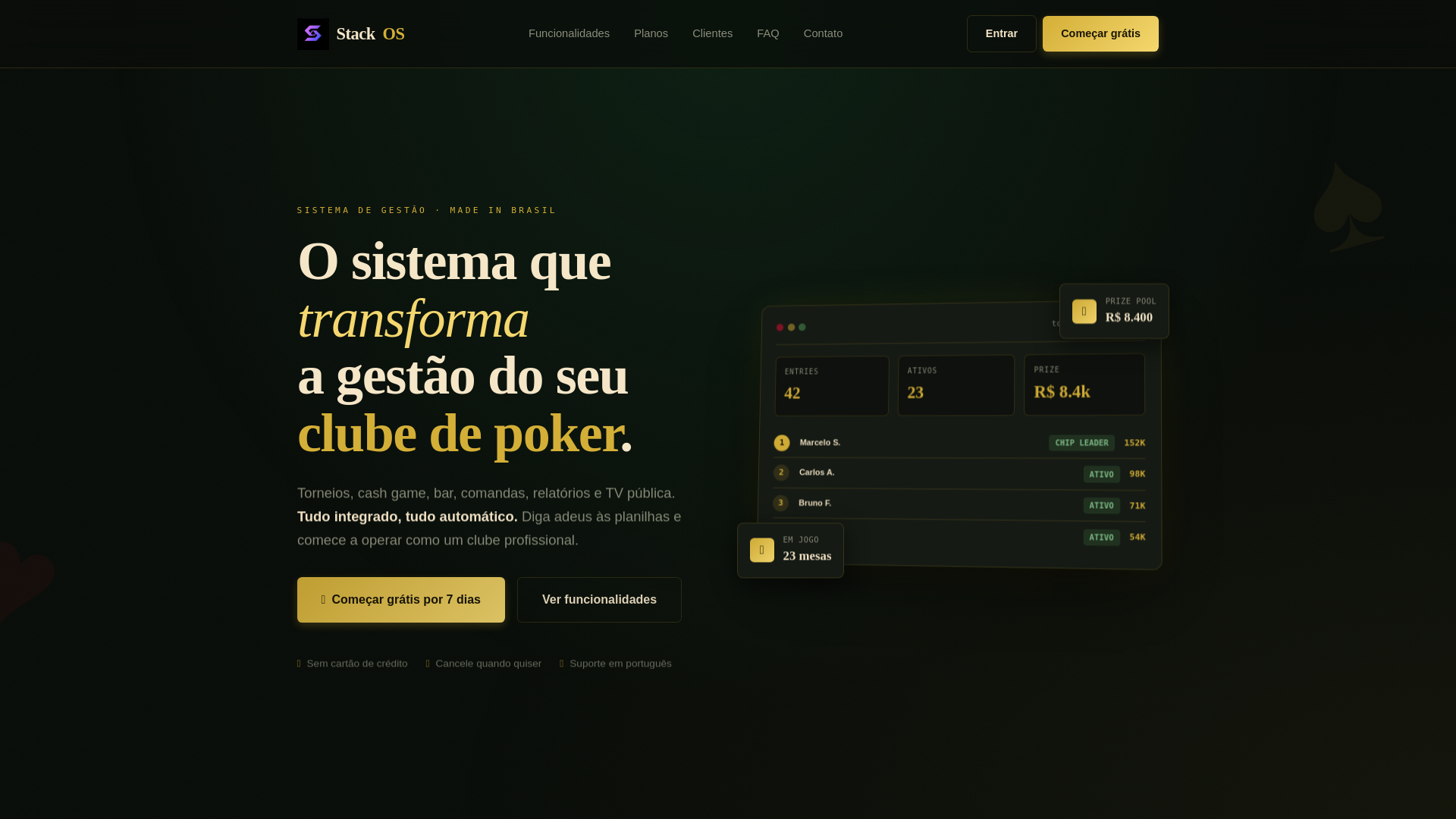 website screenshot of https://stackos.com.br/