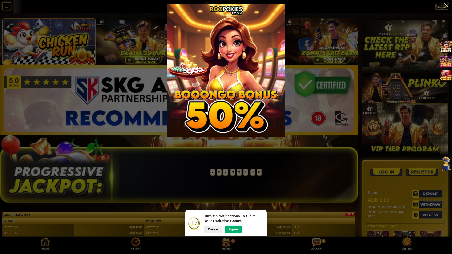 website screenshot of https://pokiesokay.tech