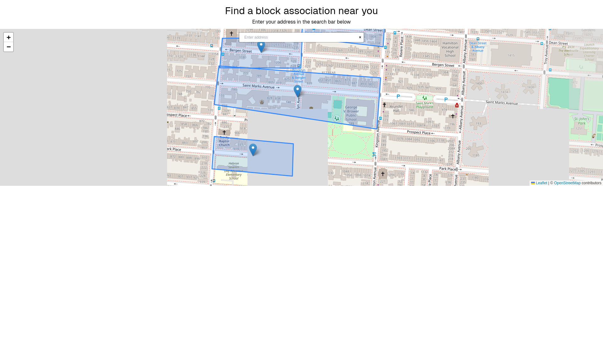 website screenshot of https://blockmapper.org/