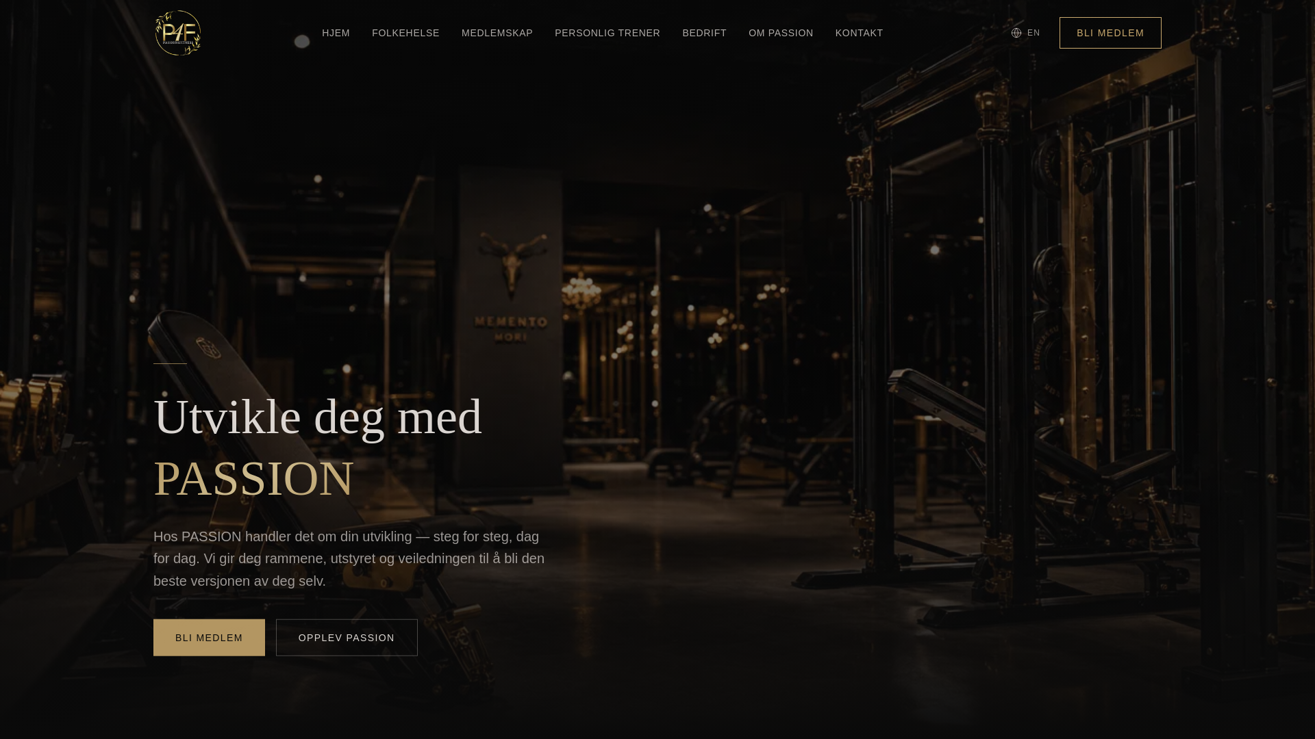 website screenshot of https://passion-norway.com/