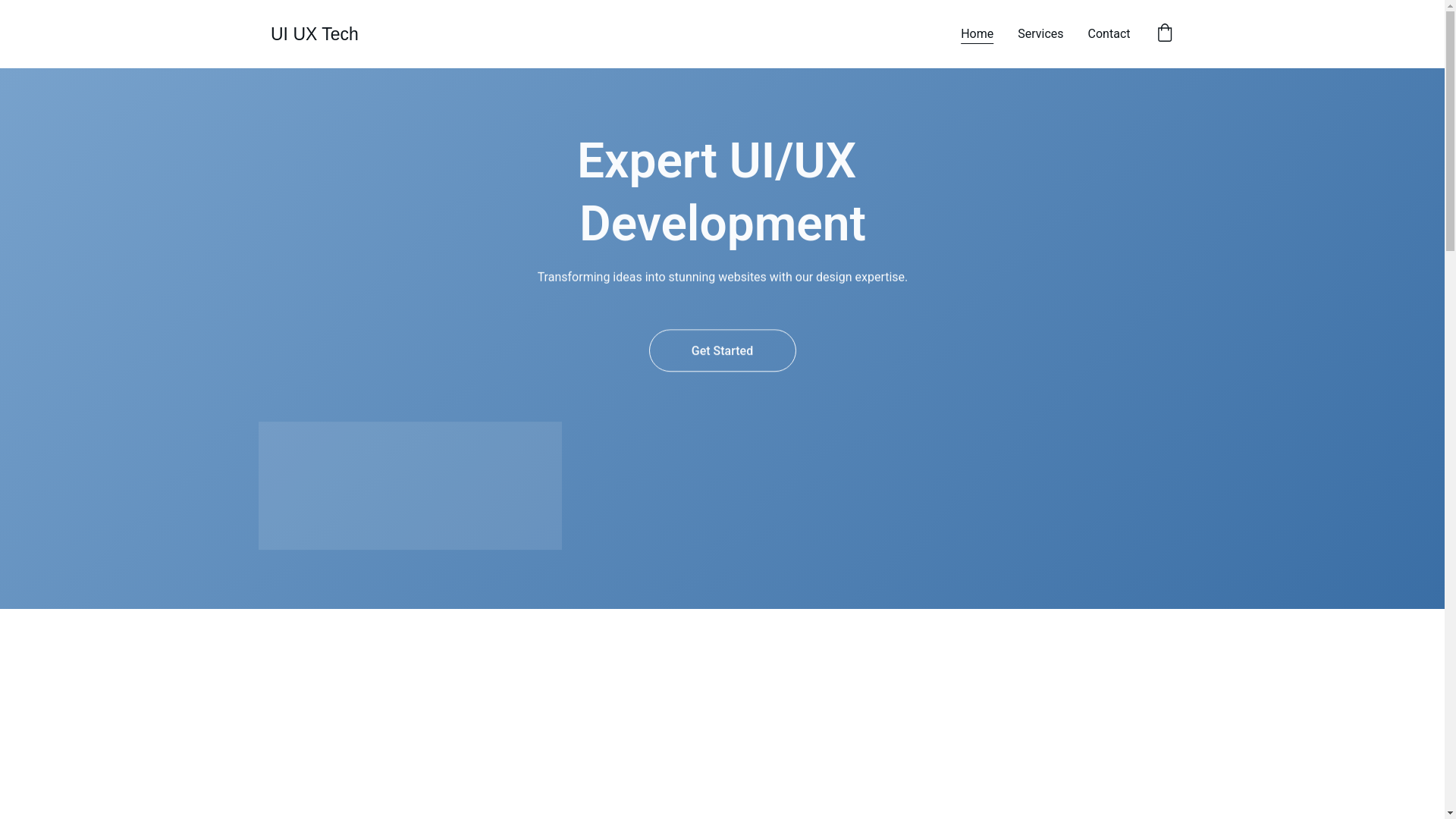 website screenshot of https://uiuxtechnology.shop/