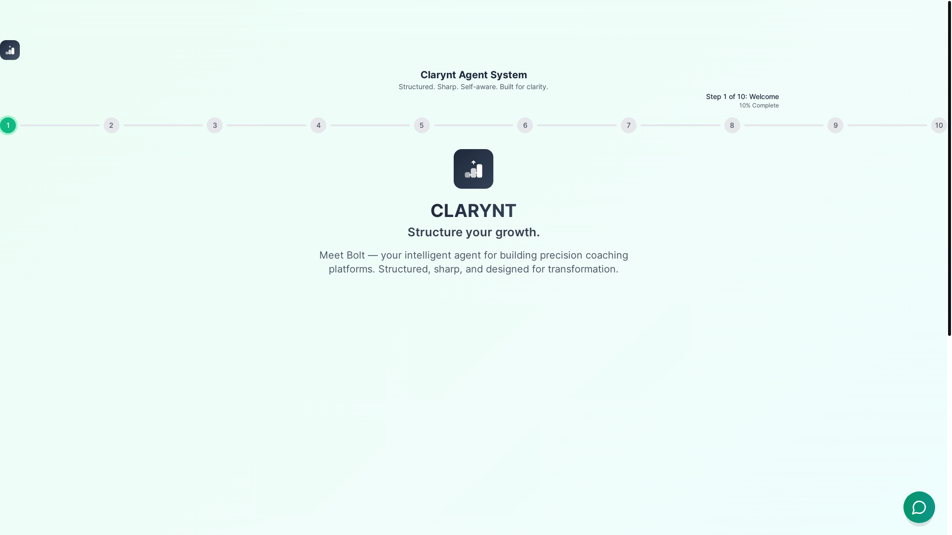 website screenshot of https://clarynt.io/