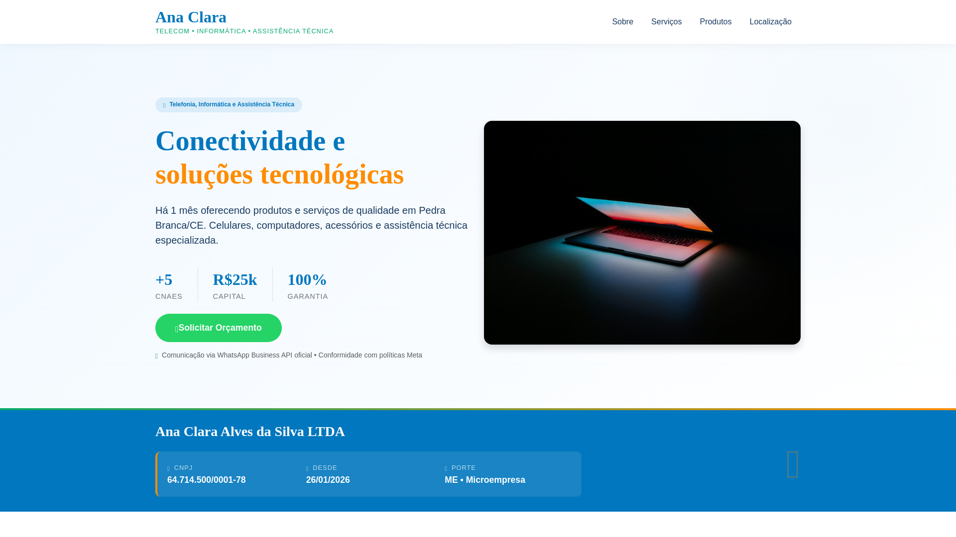 website screenshot of https://anaclaraalvess.com/