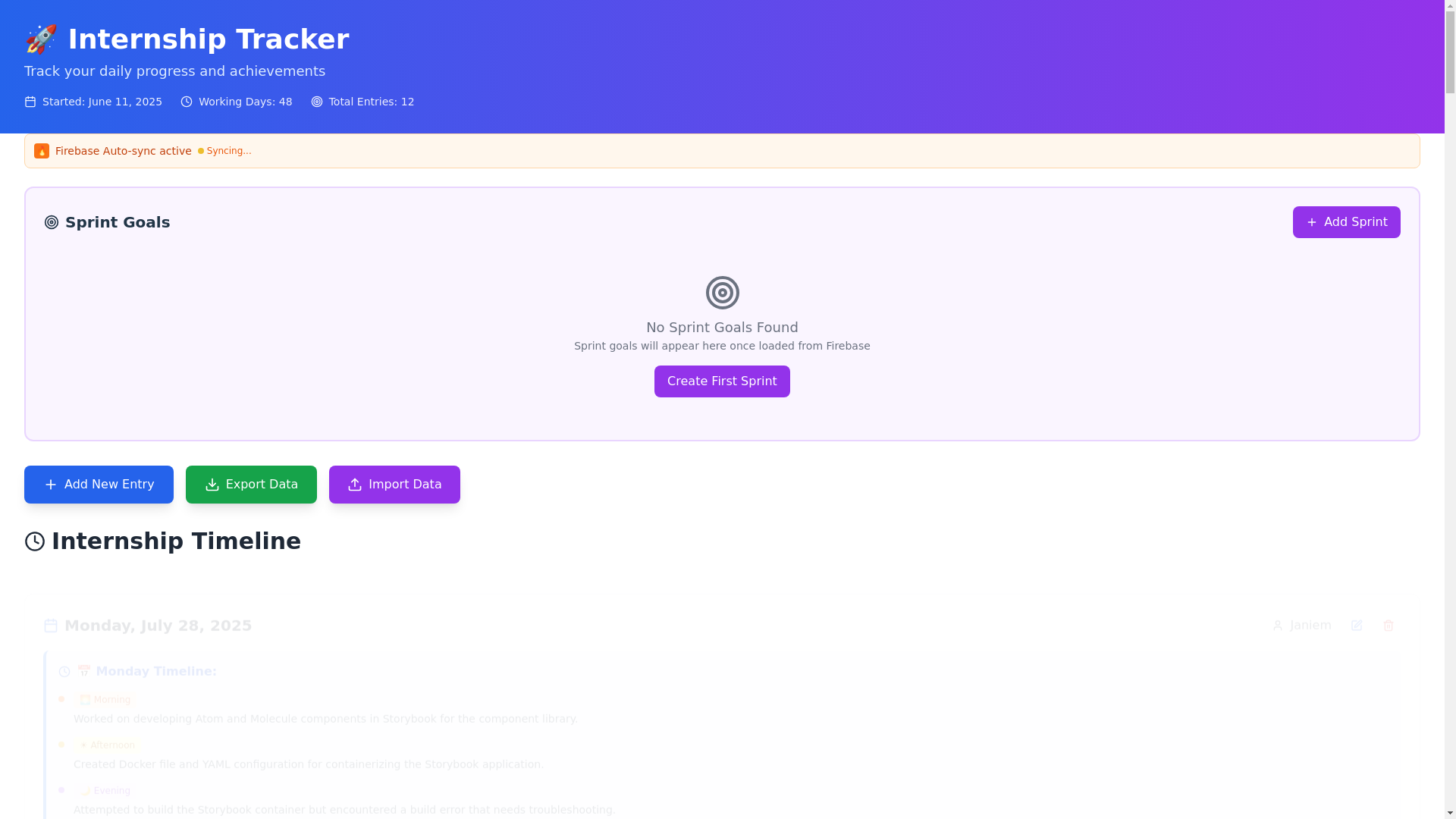 website screenshot of https://kalviuminternshipreport.pages.dev/