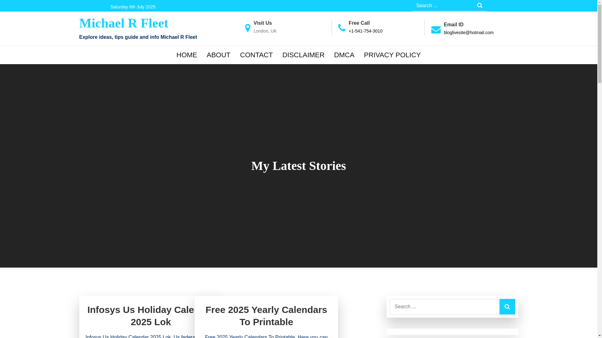 website screenshot of https://michaelrfleetf.pages.dev/