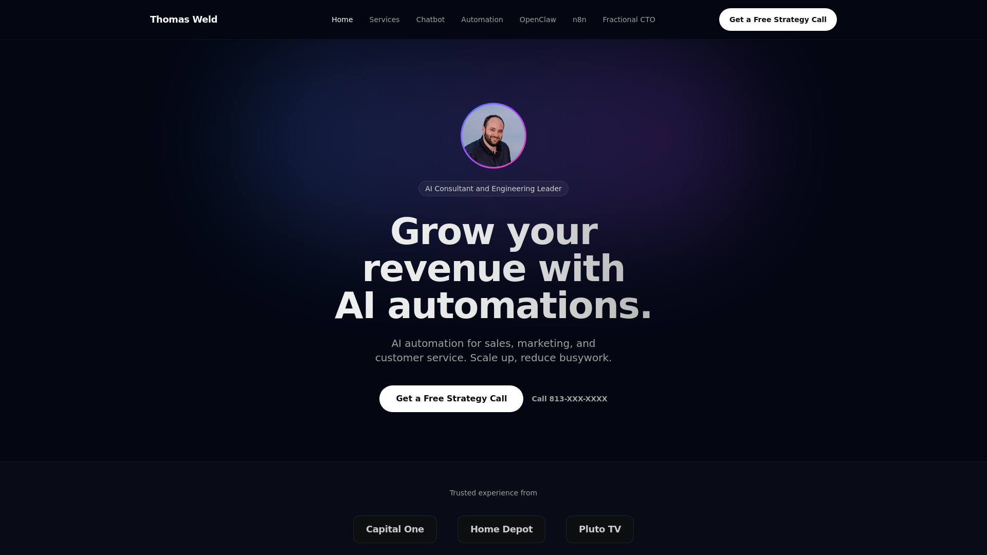 website screenshot of https://tweldai.pages.dev/