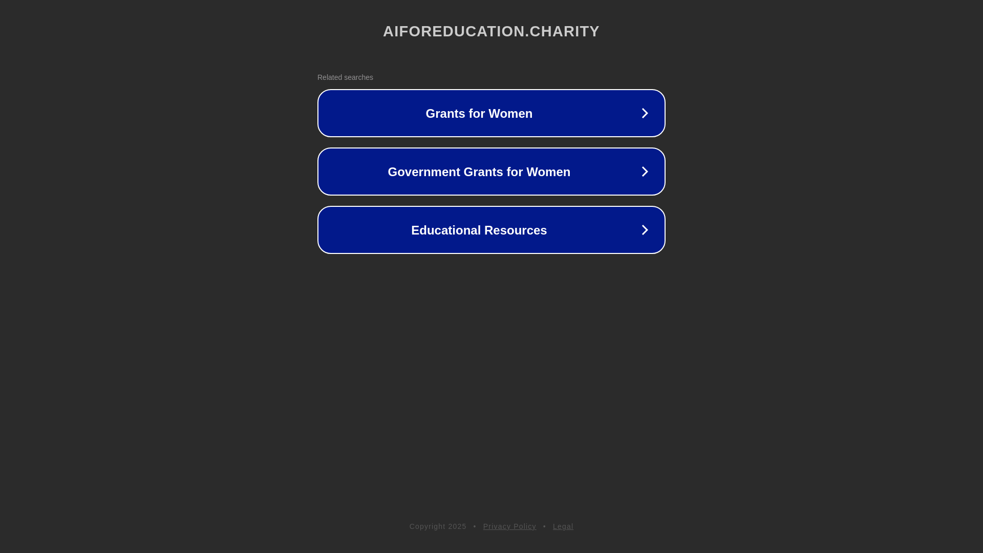 website screenshot of https://aiforeducation.charity/