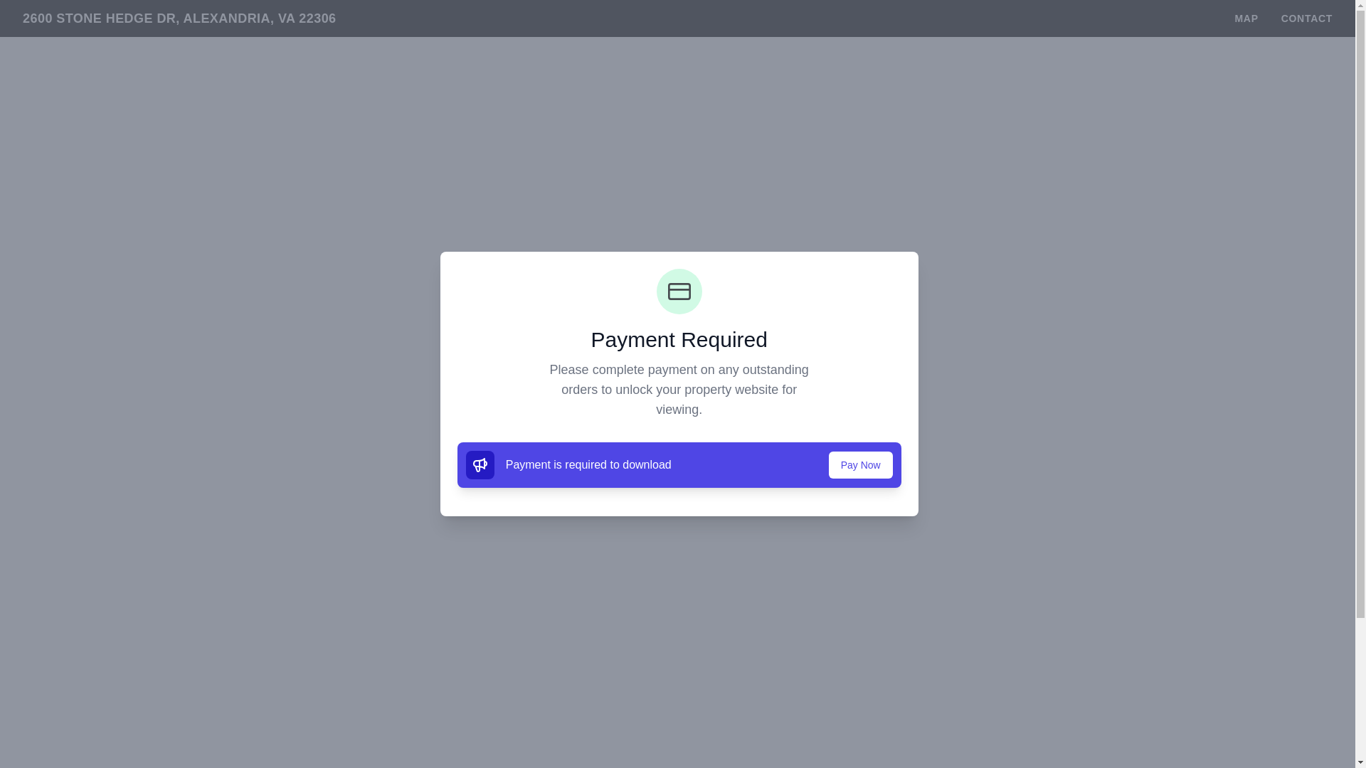 website screenshot of https://2600stonehedgedr.com/