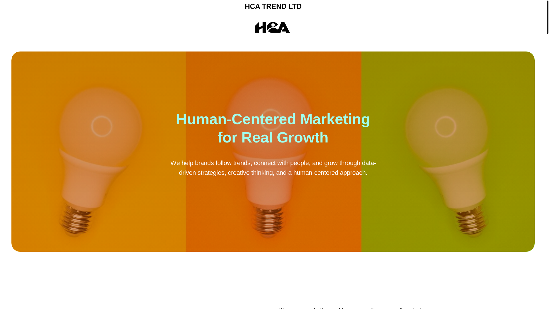 website screenshot of https://hca-trend.online/