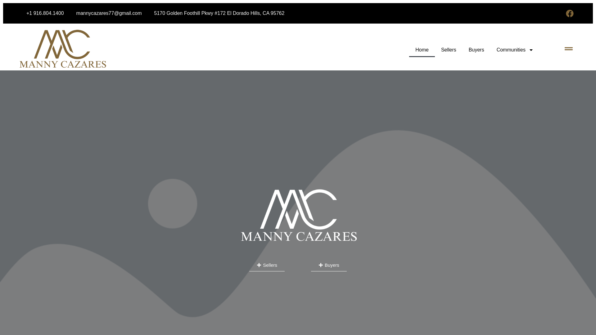 website screenshot of https://mannycazares.com/