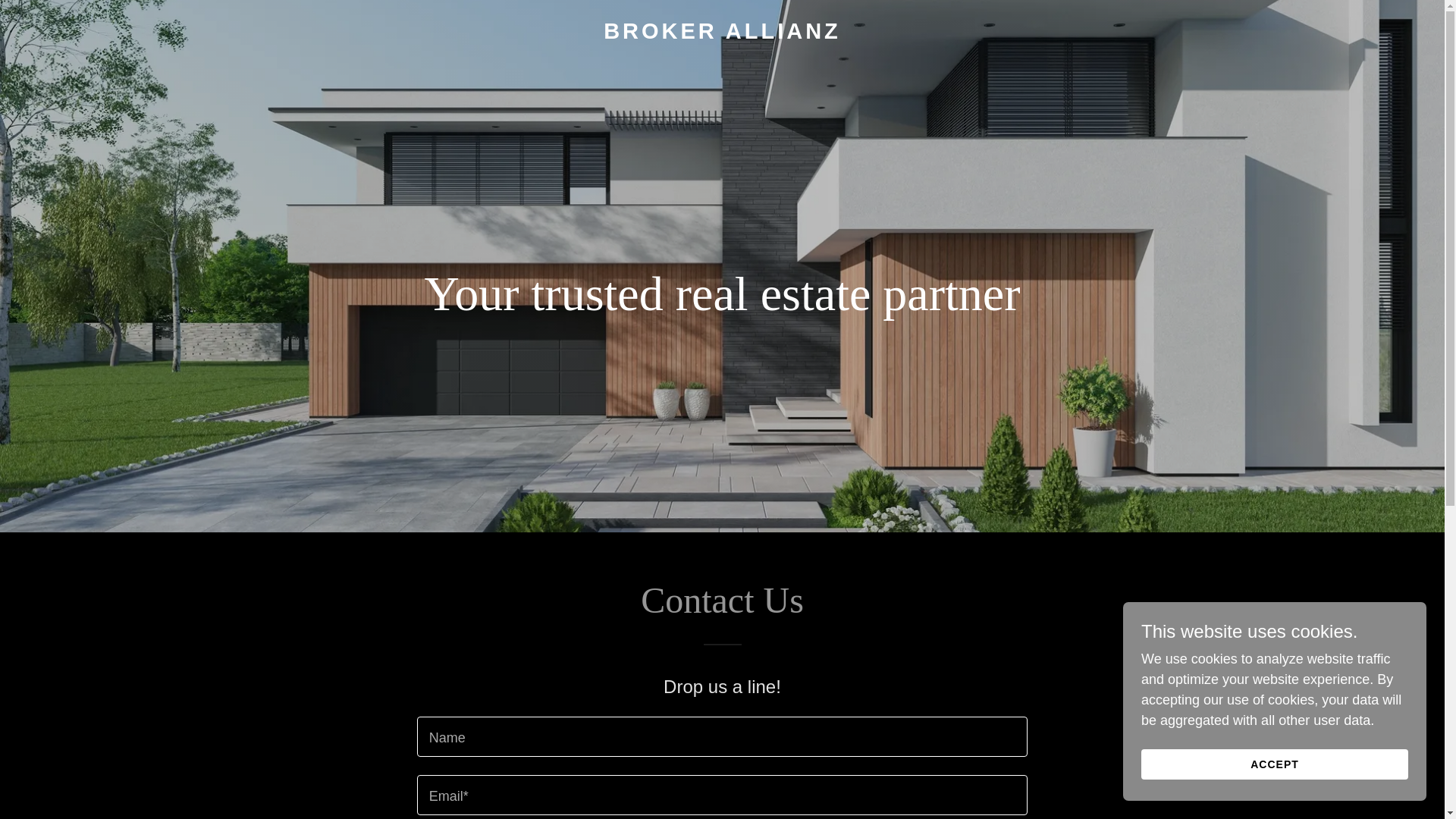 website screenshot of https://brokerallianz.com/