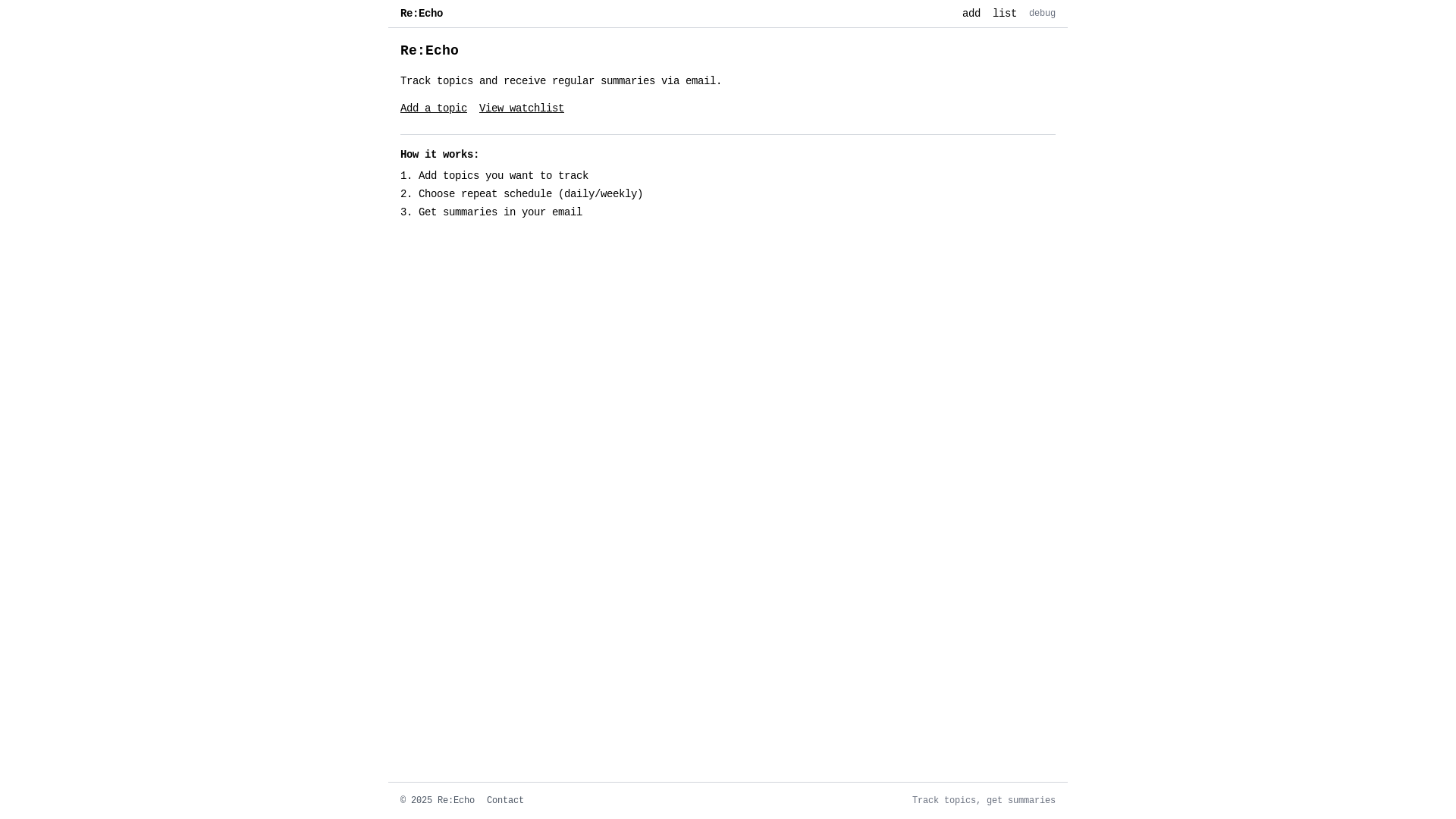 website screenshot of https://re-cat.xyz/