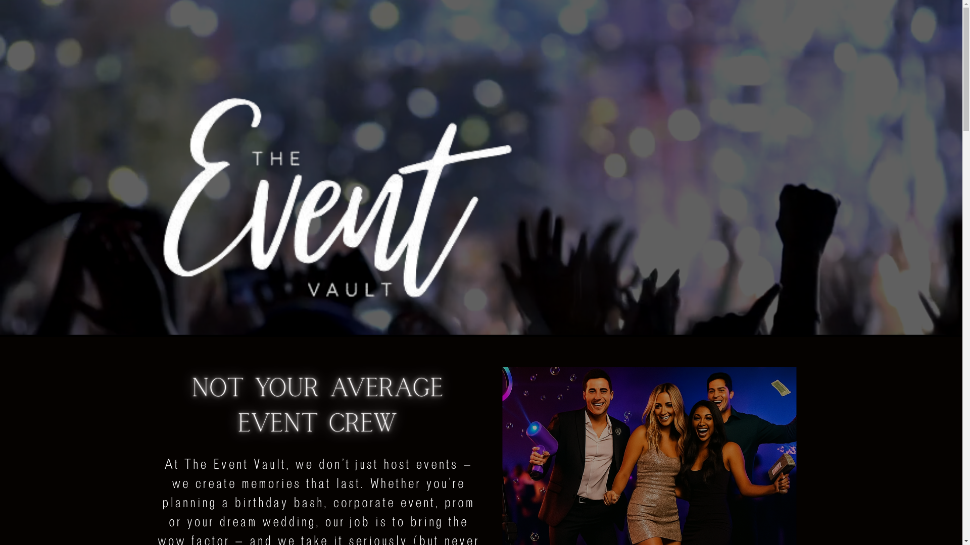 website screenshot of https://eventvaultsudbury.ca/