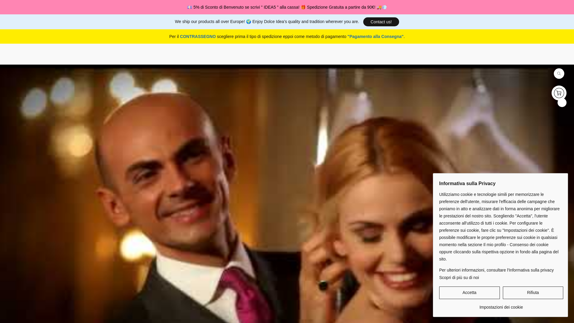 website screenshot of https://dolceideaonline.com/