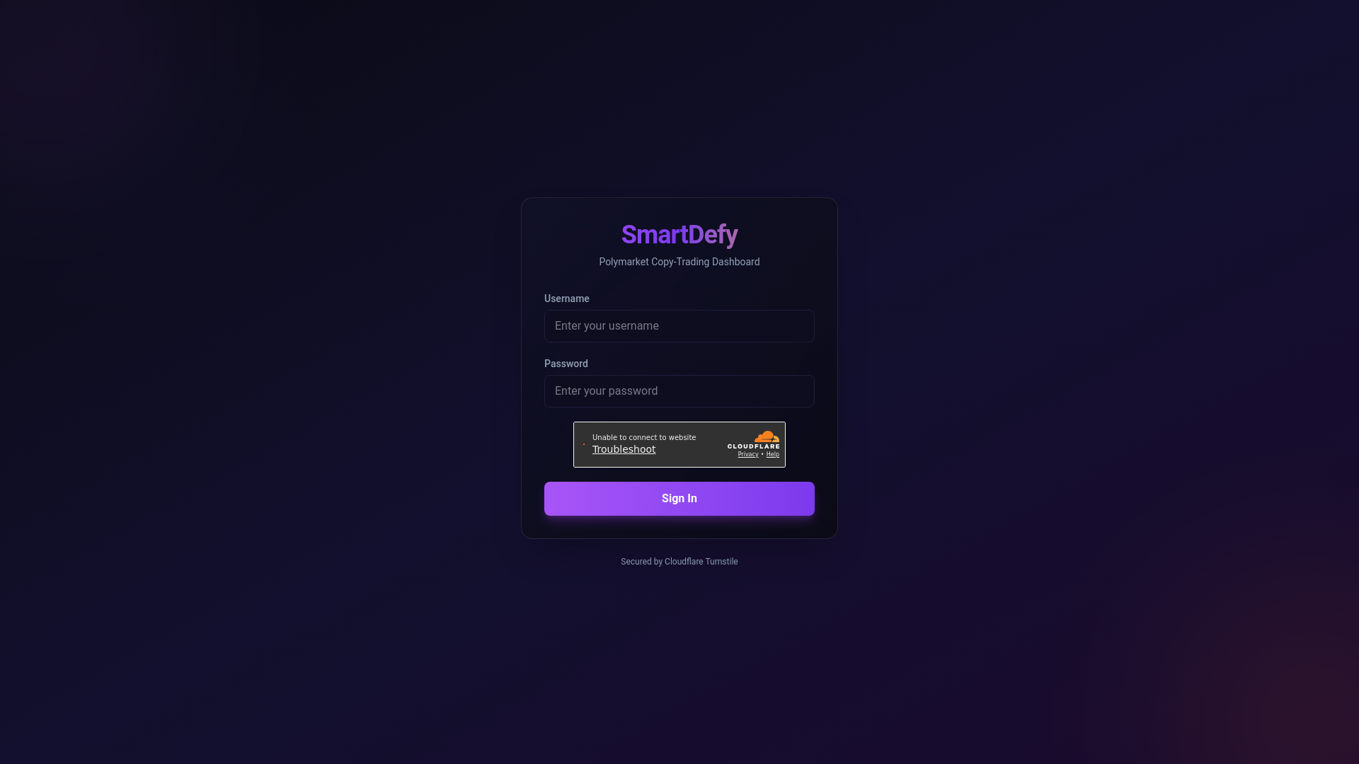 website screenshot of https://smartdefy-web.pages.dev/