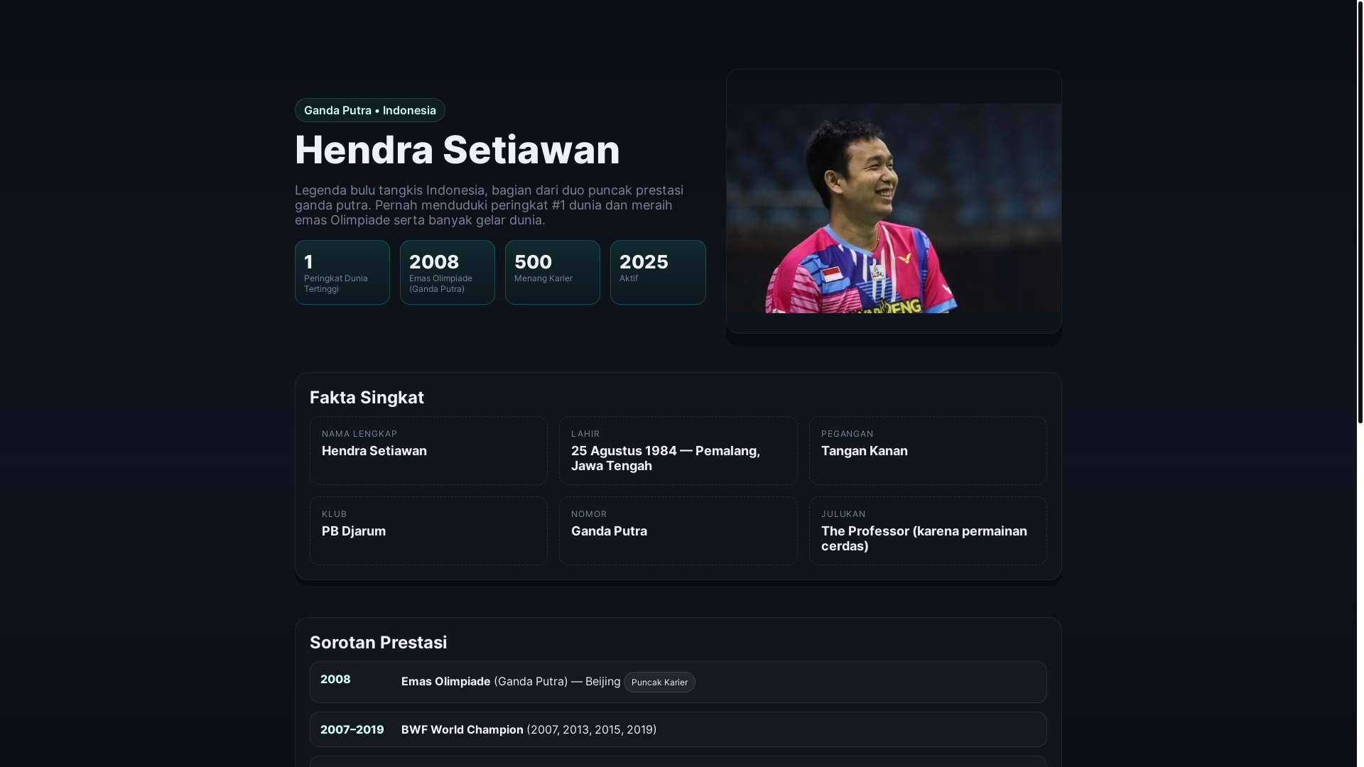 website screenshot of https://aman-banget.pages.dev/