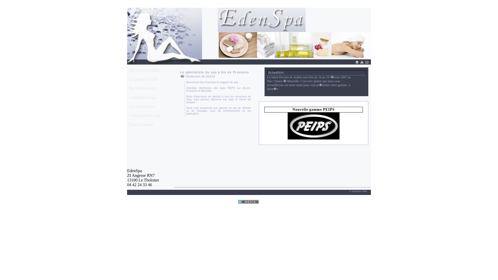 website screenshot of https://edenspa-showroom.pages.dev/