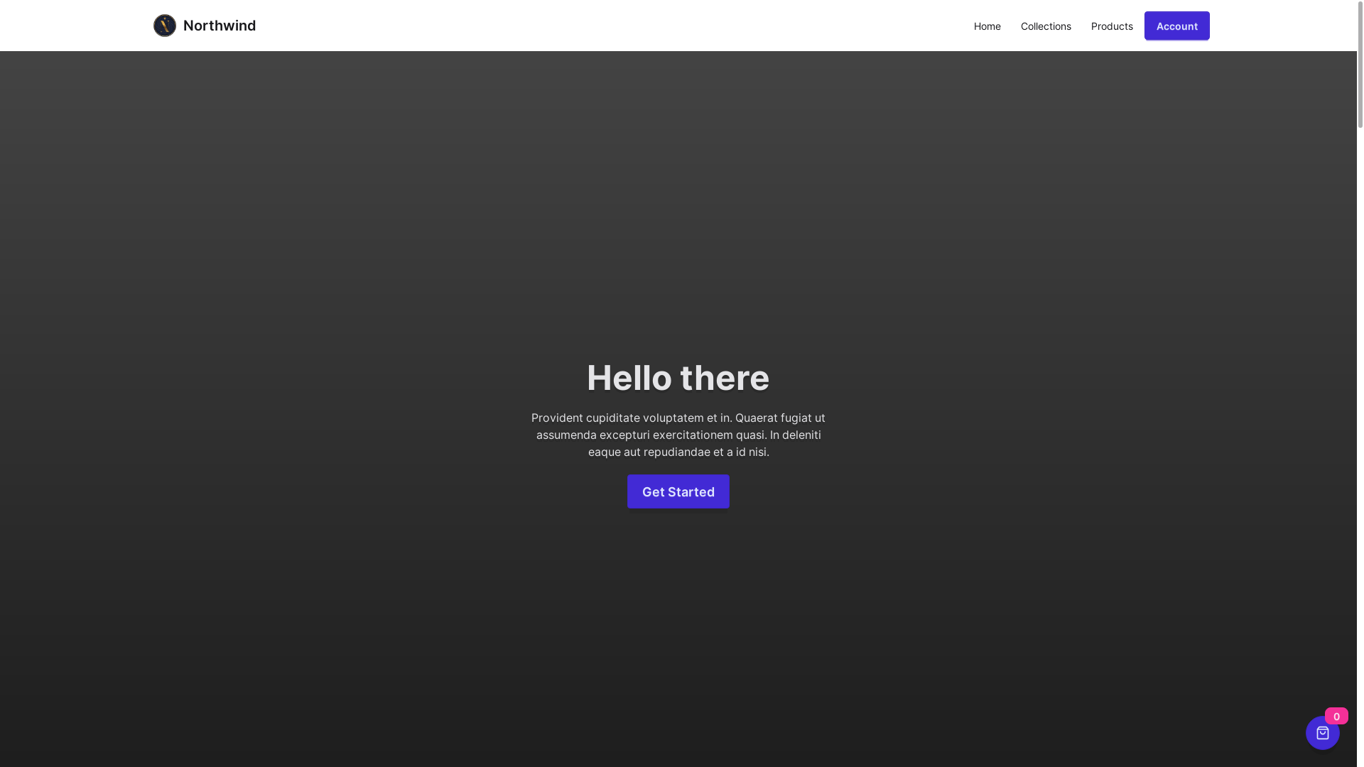 website screenshot of https://northwind.sa/