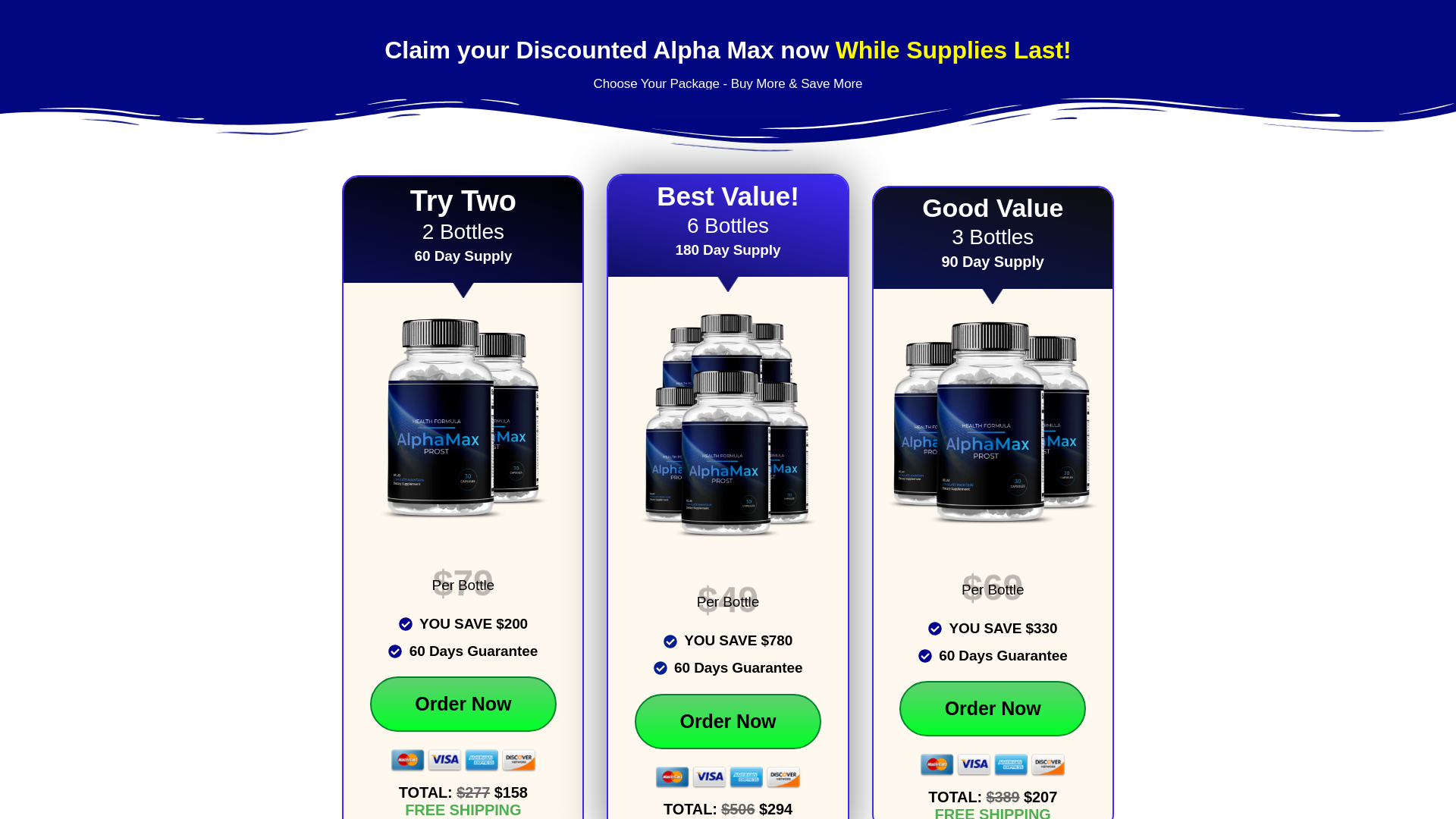 website screenshot of https://naturalproductsguide.online/