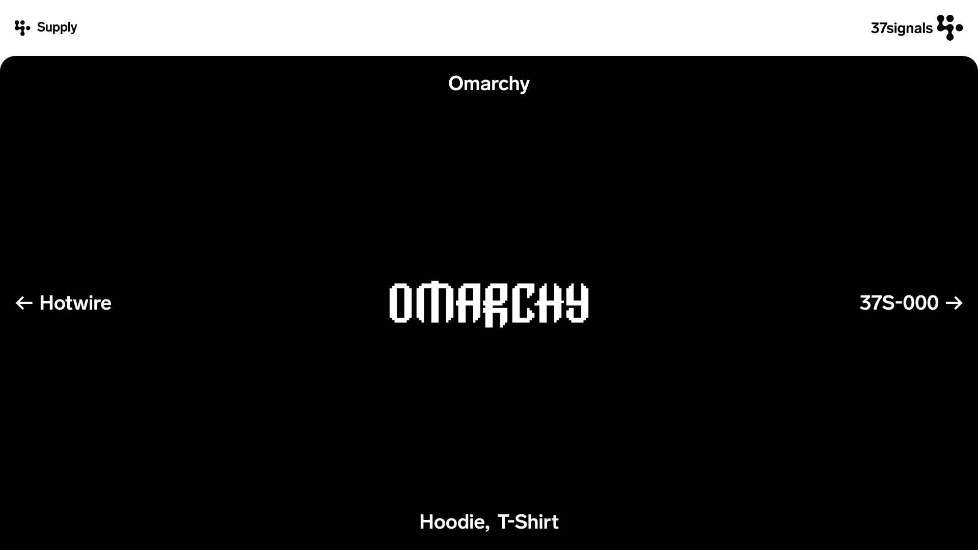 website screenshot of https://omerchy.org/