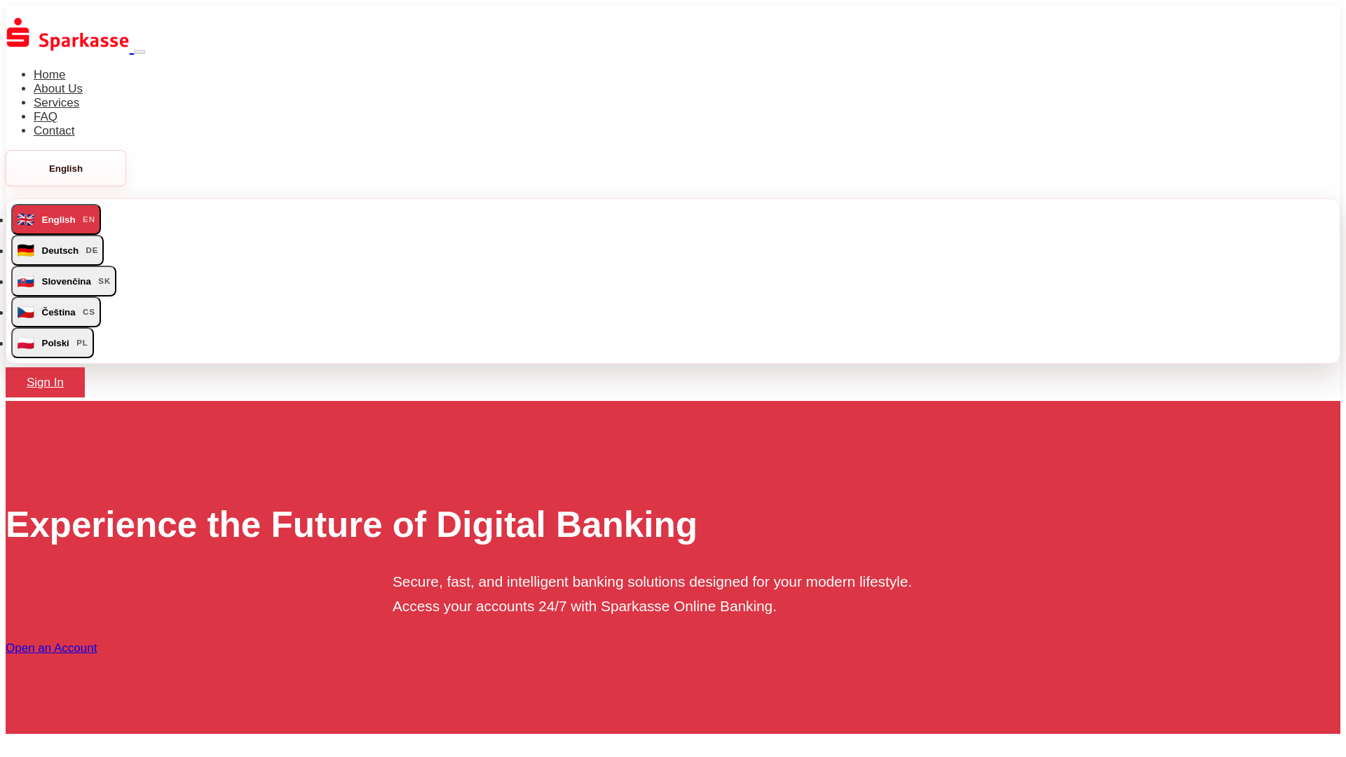 website screenshot of https://sparkasseonline.org