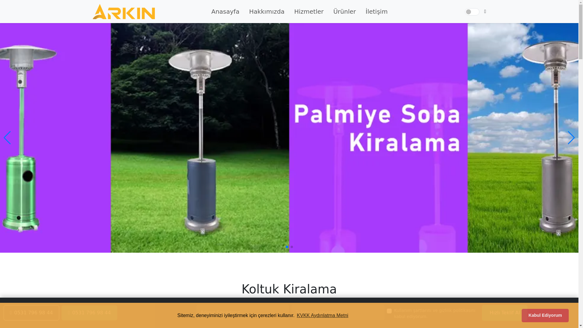 website screenshot of https://fanliisitici.tr/