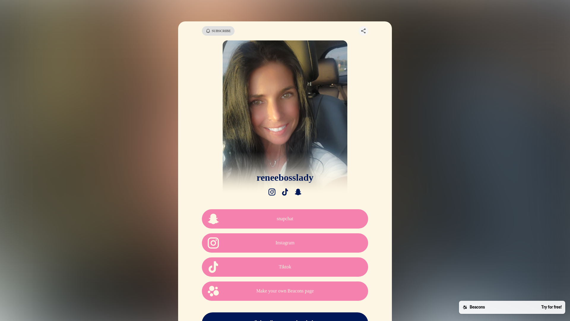 website screenshot of https://reneebosslady.com/