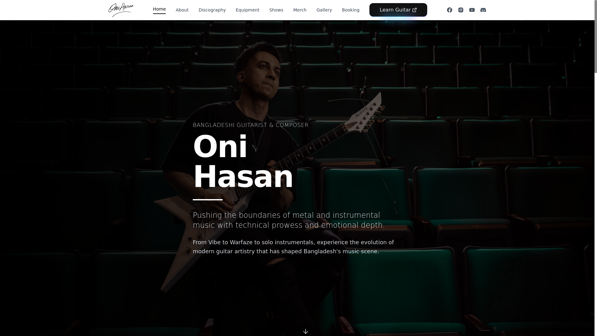 website screenshot of https://onihasan-8ct.pages.dev/