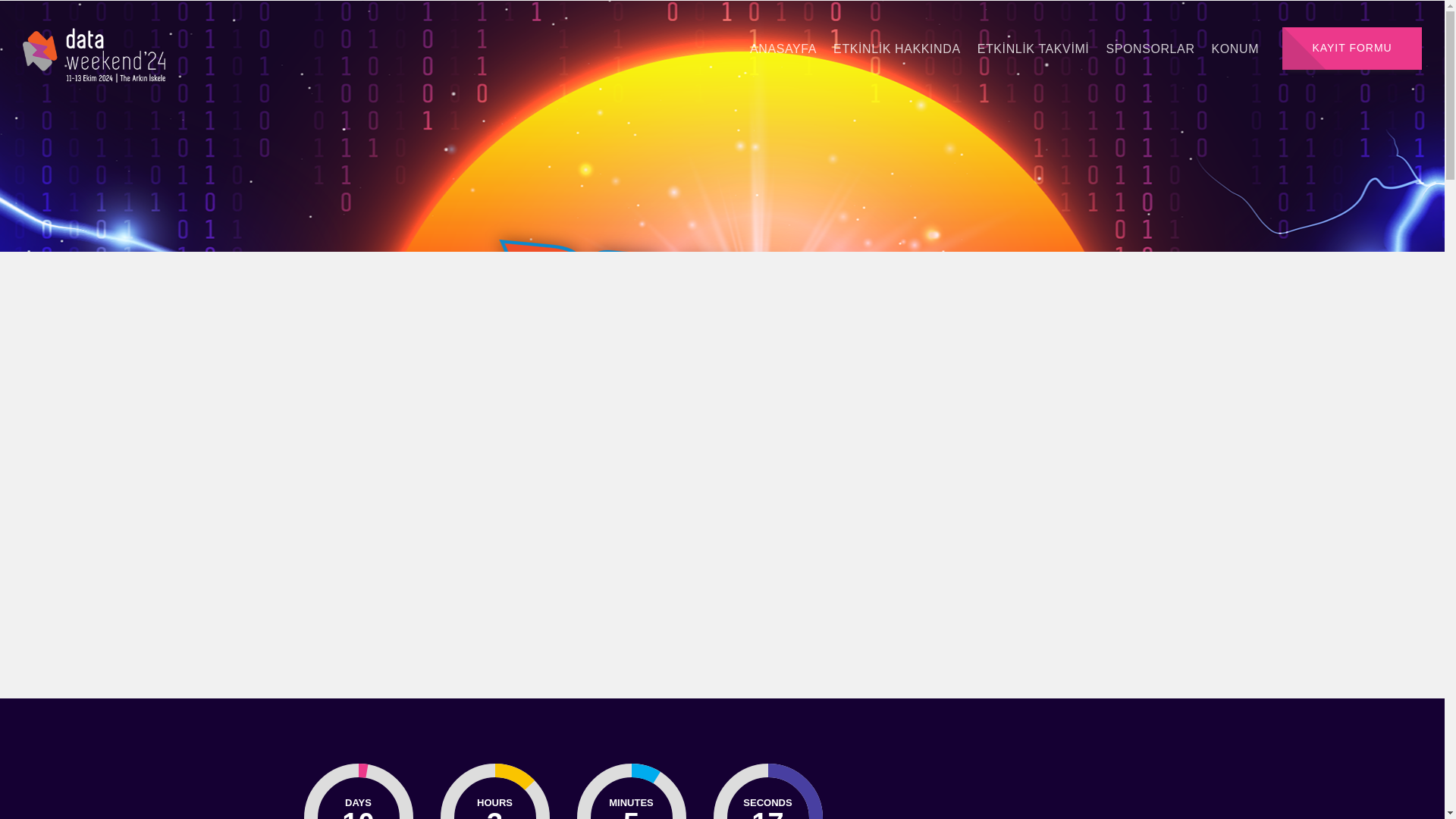 website screenshot of https://dataweekend25.com/