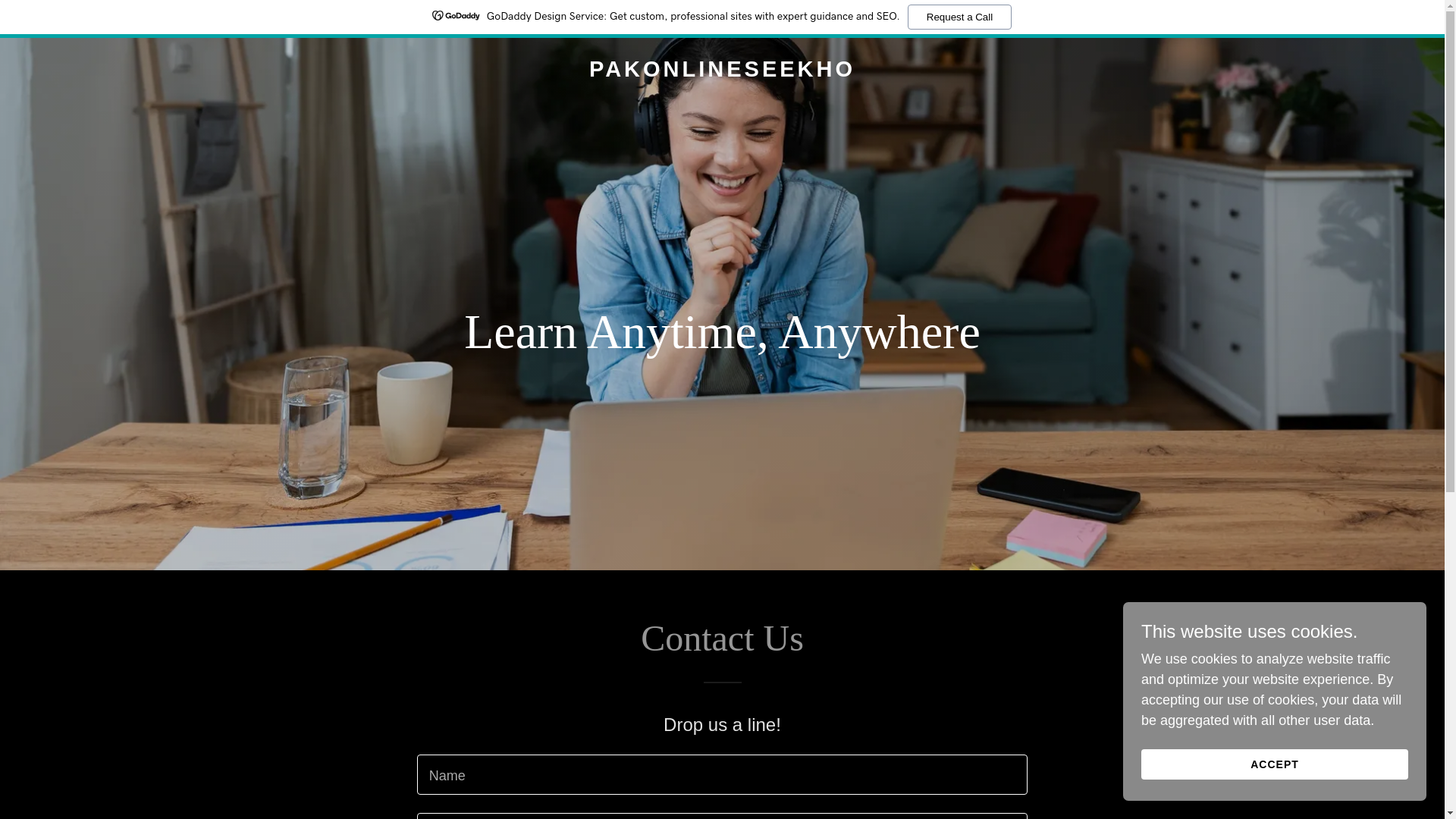 website screenshot of https://pakonlineseekho.com/