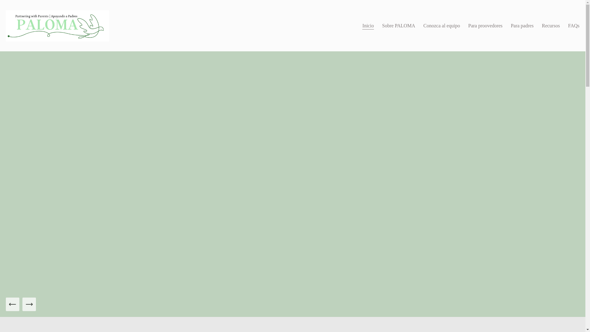 website screenshot of https://programapaloma.com/