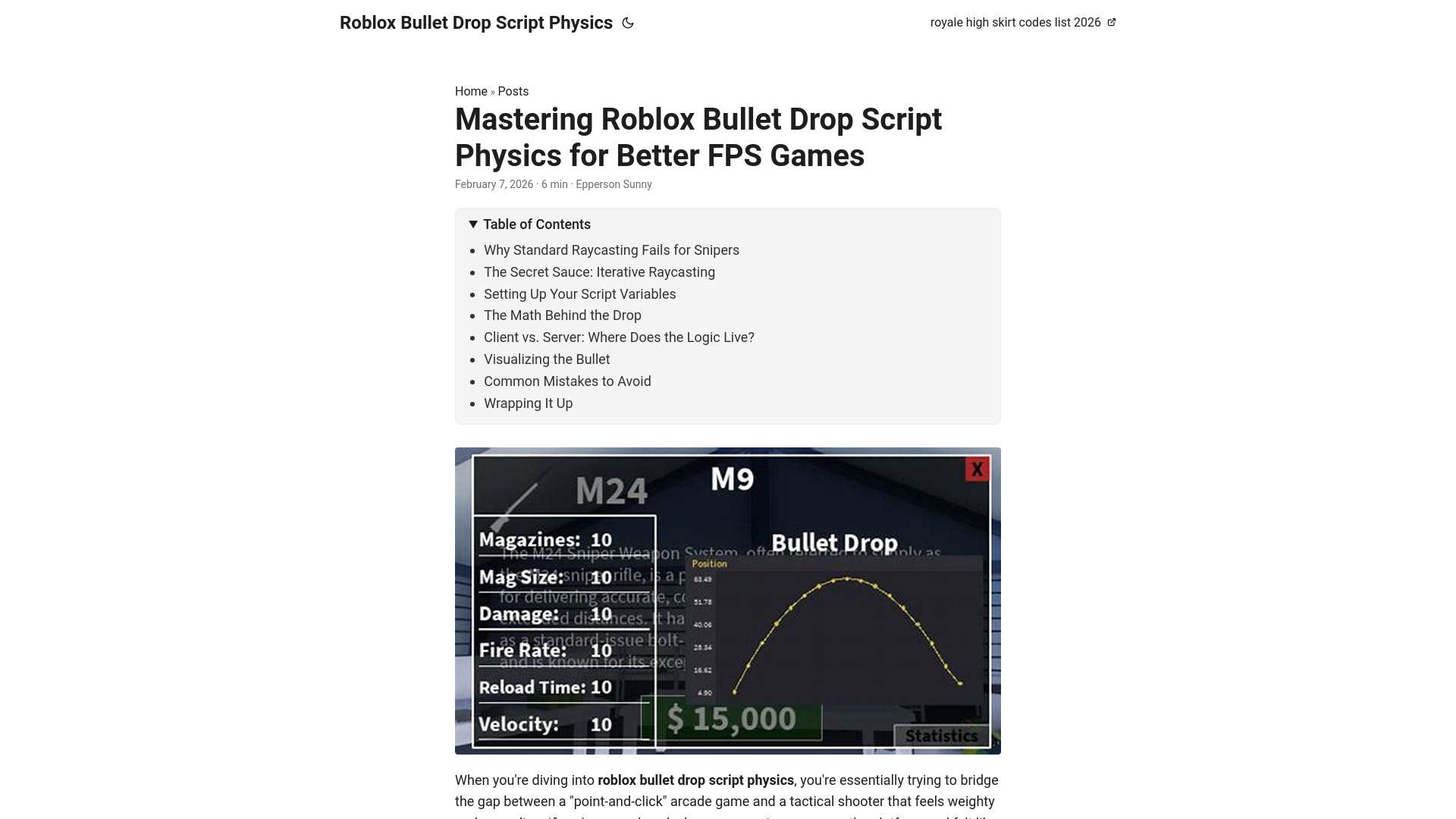 website screenshot of https://robloxbulletdropscriptphysics.pages.dev/
