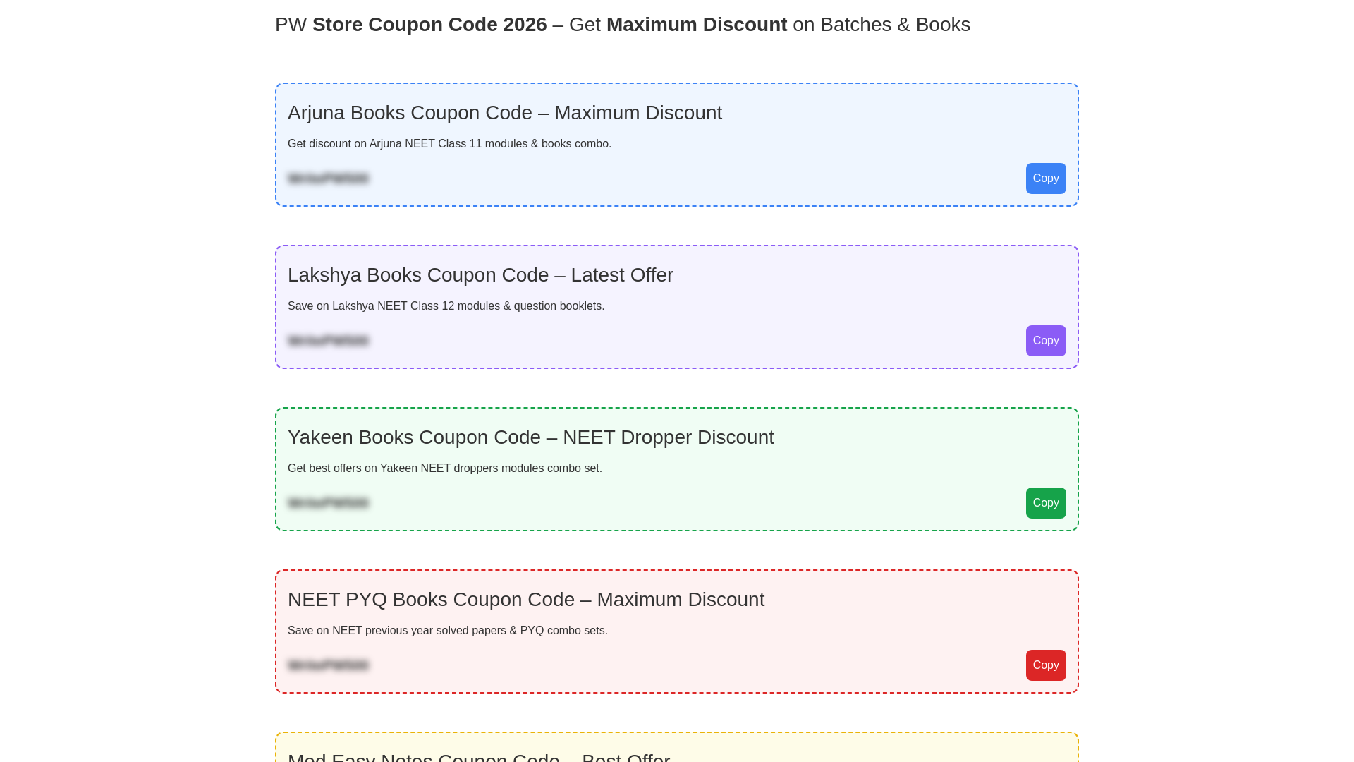website screenshot of https://pwstore.in