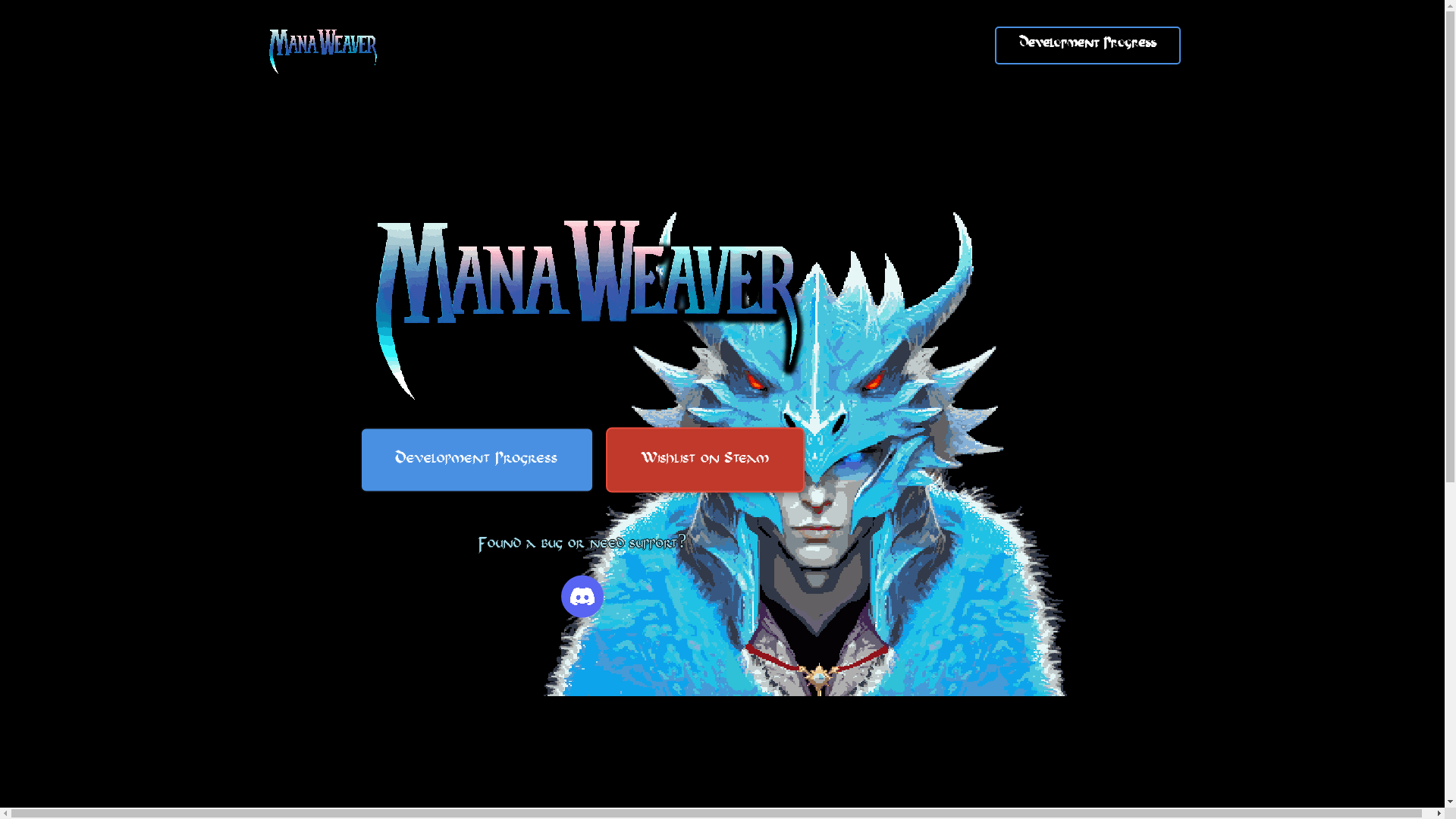 website screenshot of https://manaweaver.pages.dev/