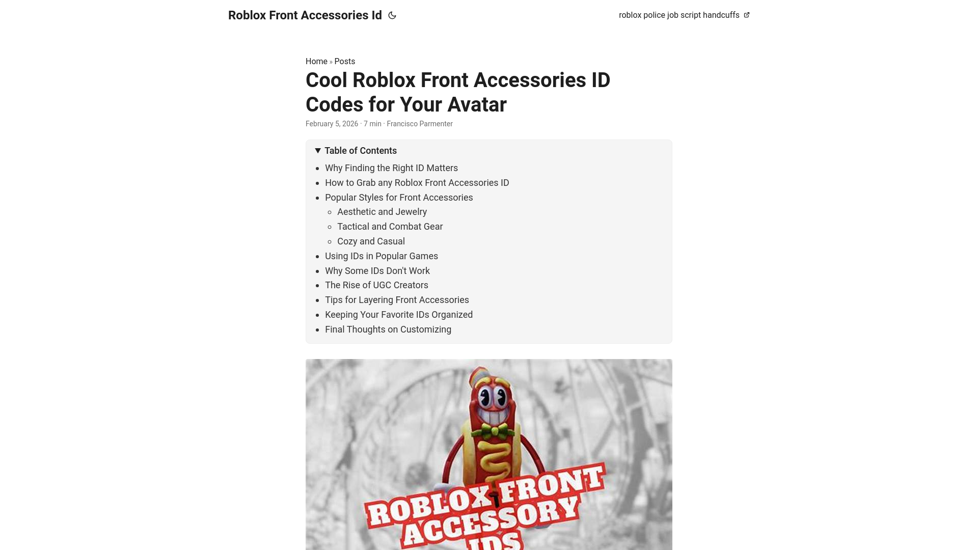 website screenshot of https://roblox-front-accessories-id.pages.dev/