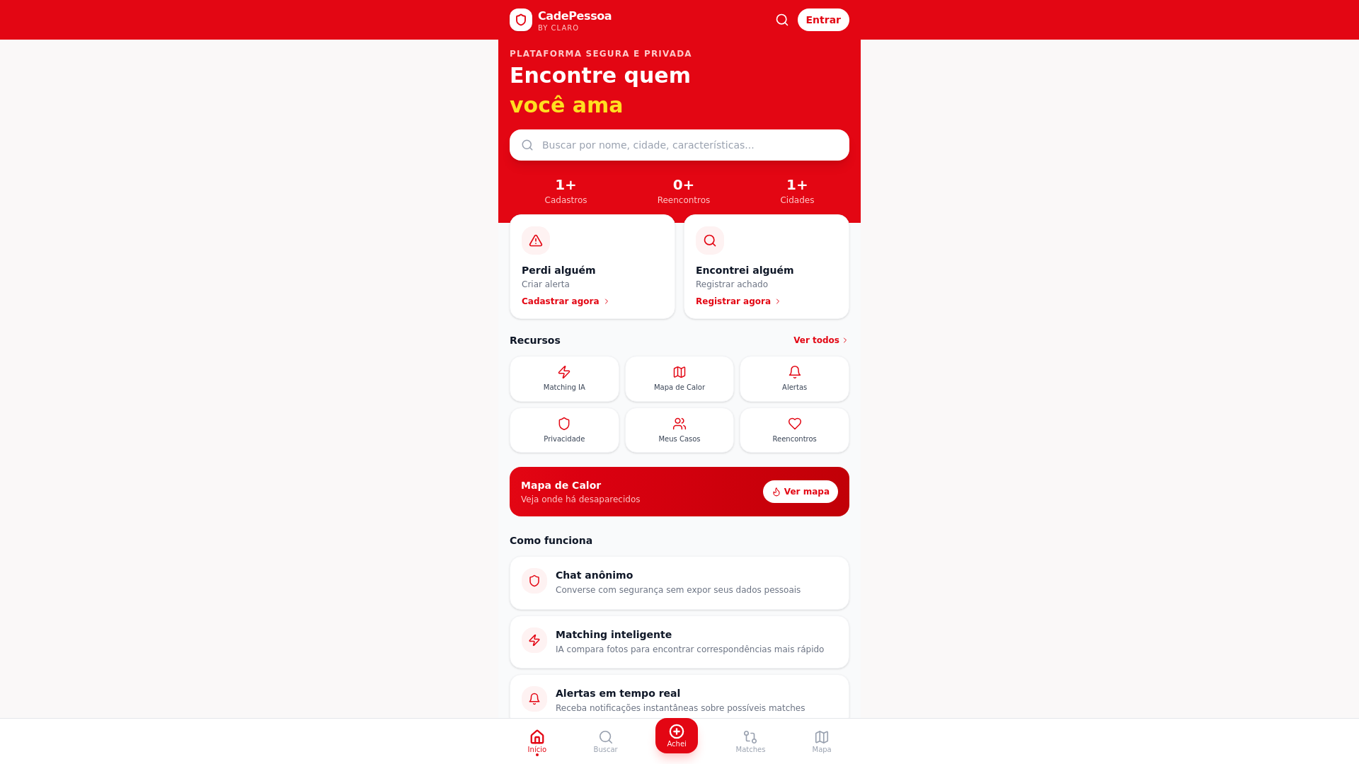 website screenshot of https://cadepessoa.com/