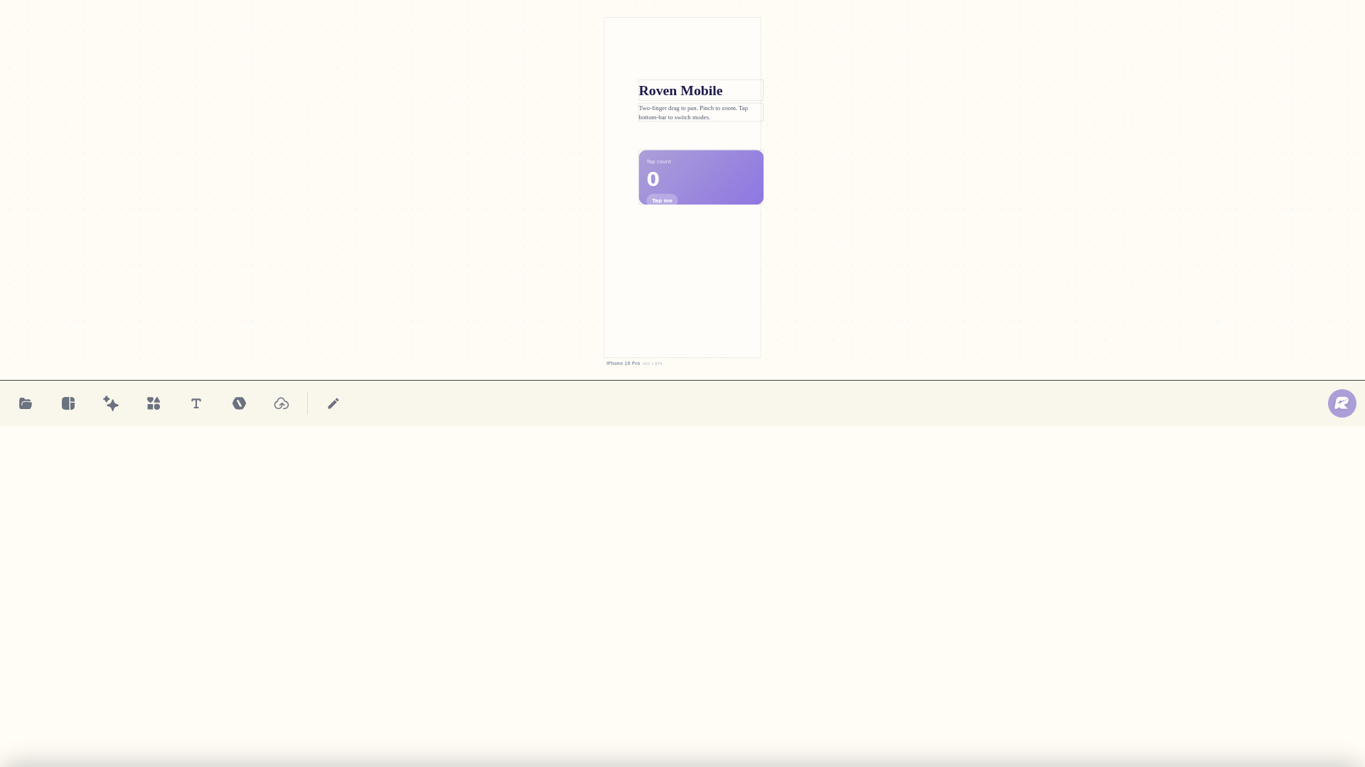 website screenshot of https://roven-mobile.pages.dev/