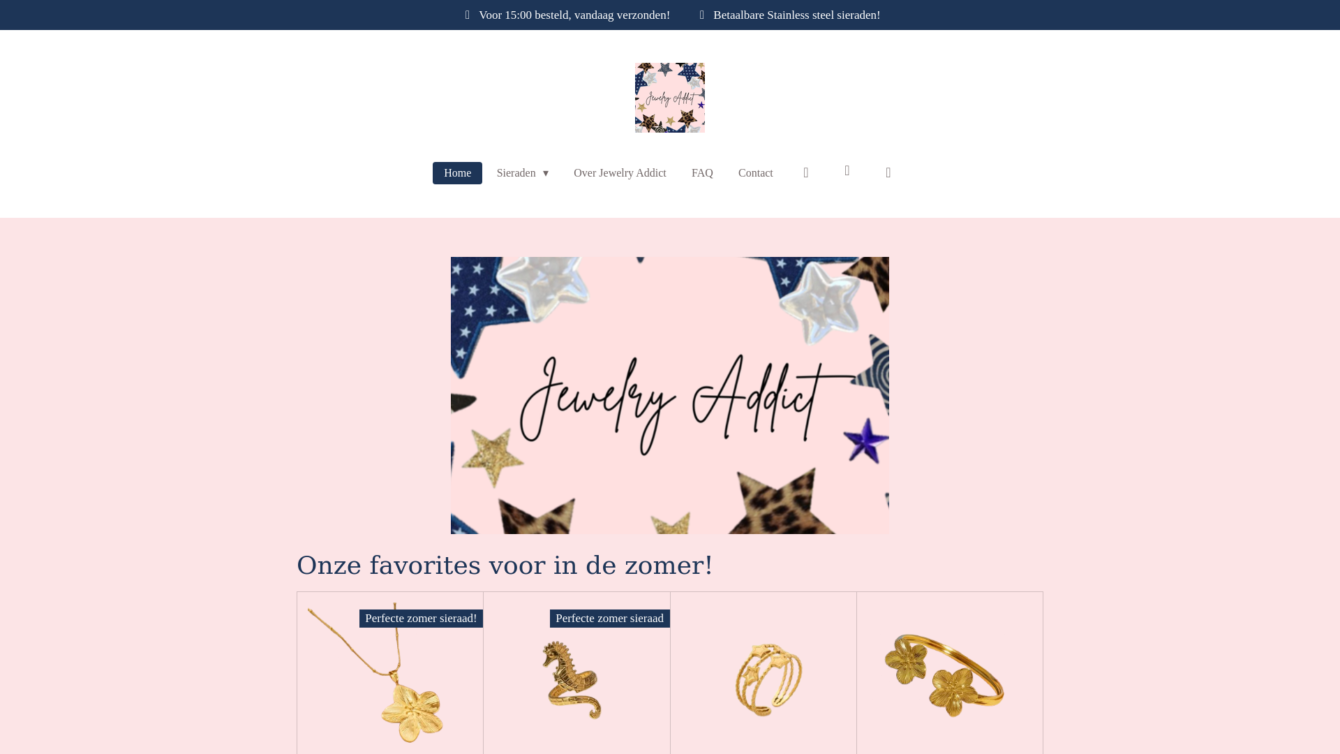 website screenshot of https://jewelryaddict.store/