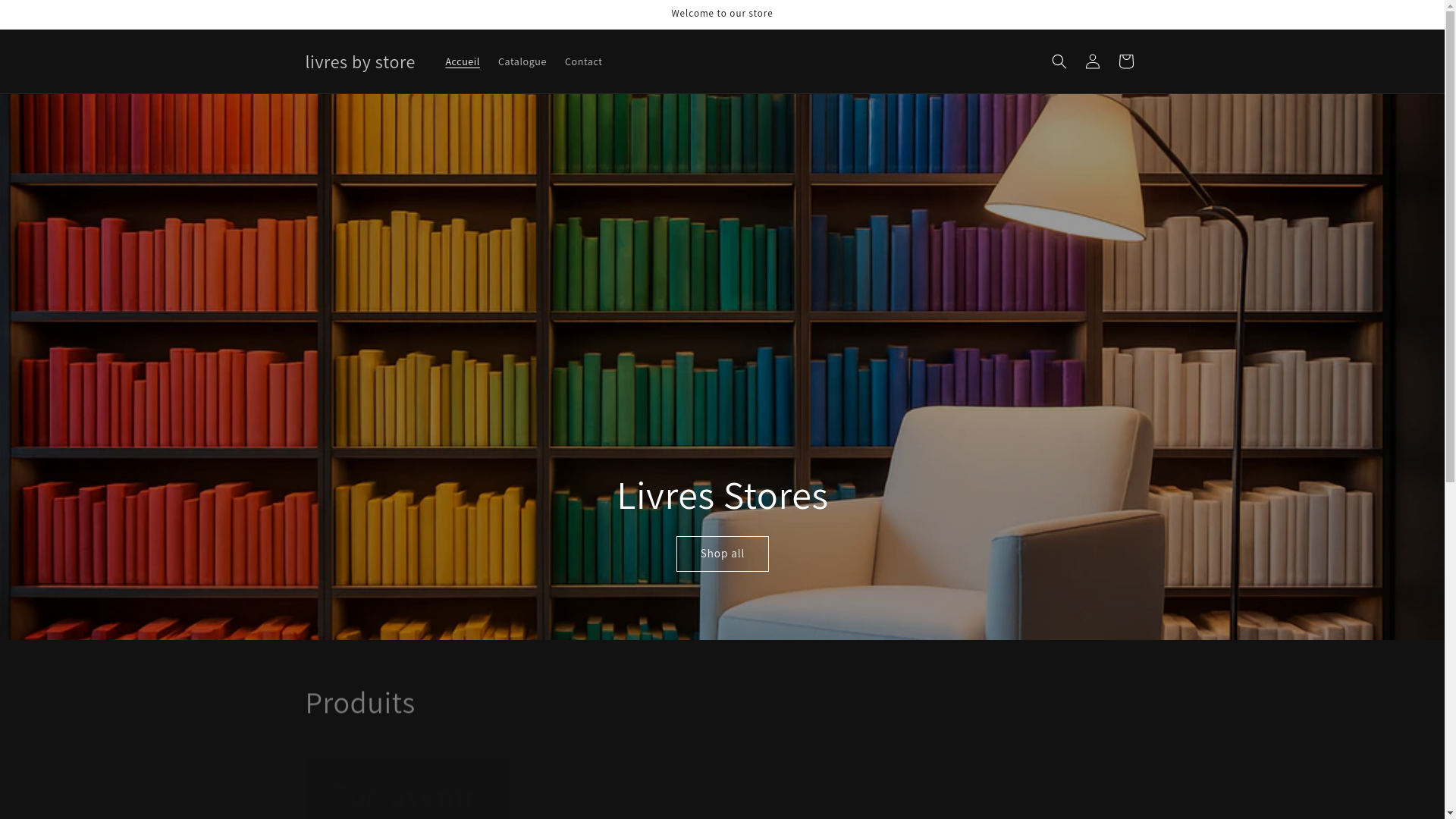 website screenshot of https://livresbystore.com/