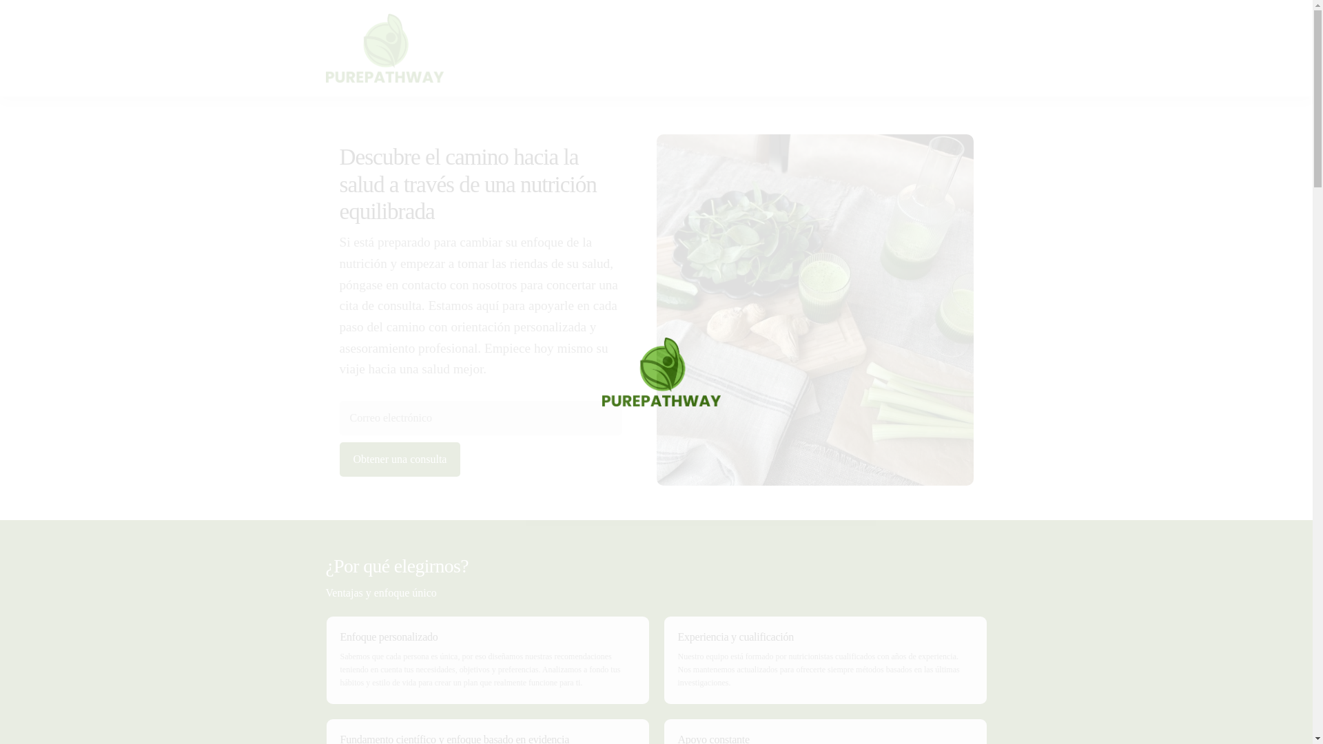 website screenshot of https://purepathways.info/