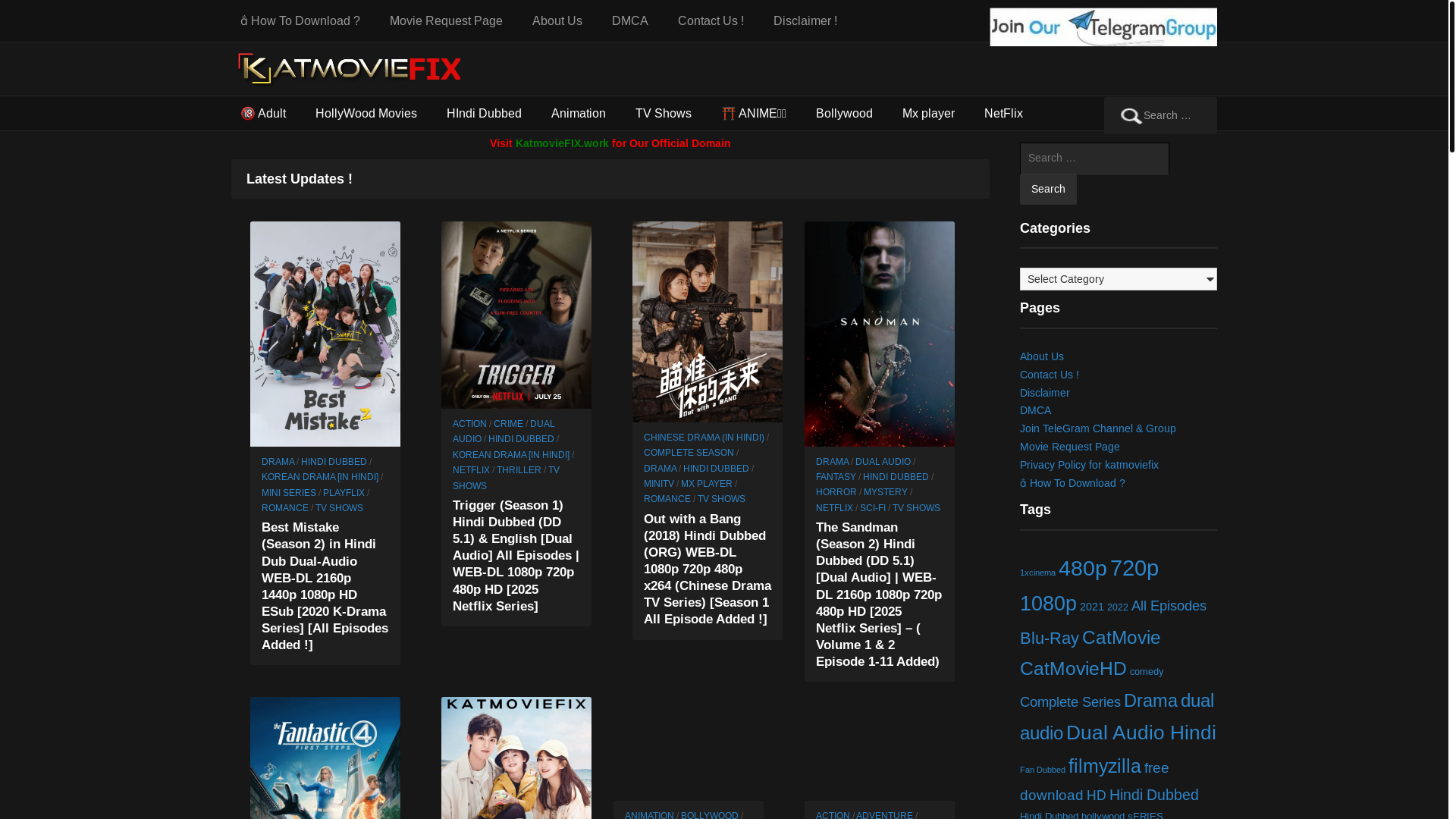 website screenshot of https://katmoviefix.cards/