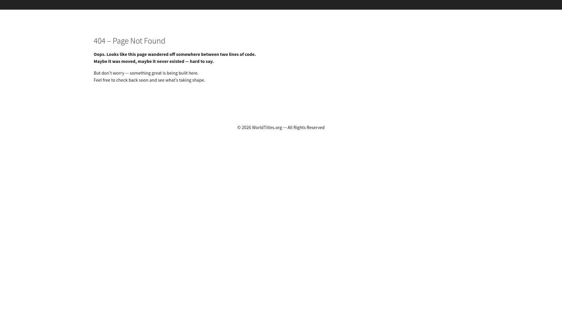 website screenshot of https://worldtitles.org/