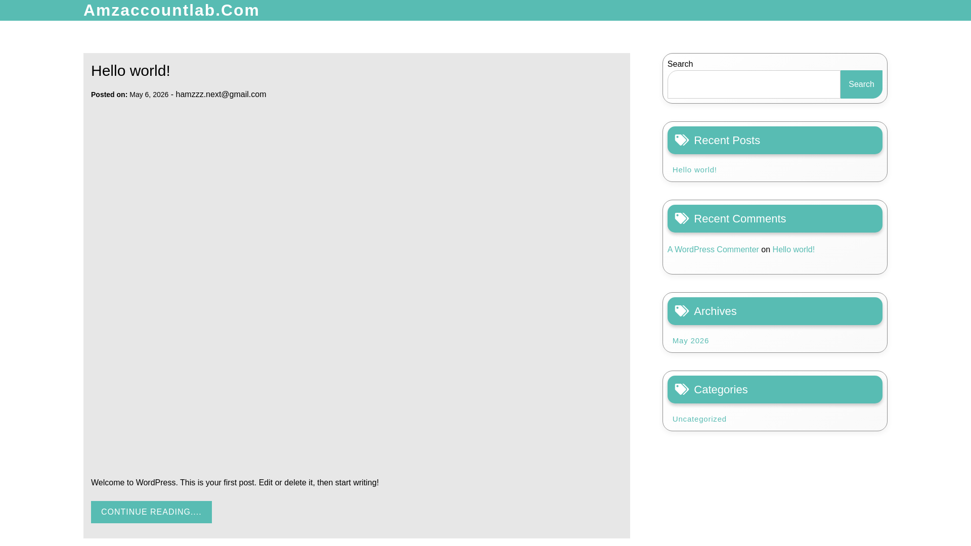 website screenshot of https://amzaccountlab.com/