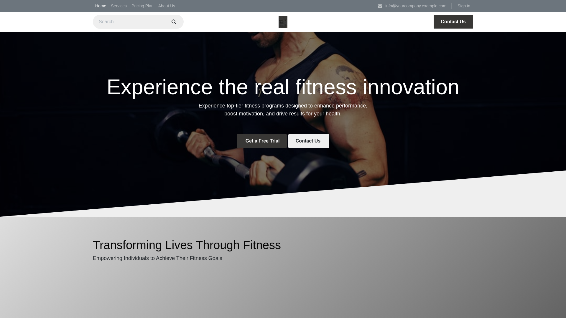 website screenshot of https://thefitnessvaultrn.com