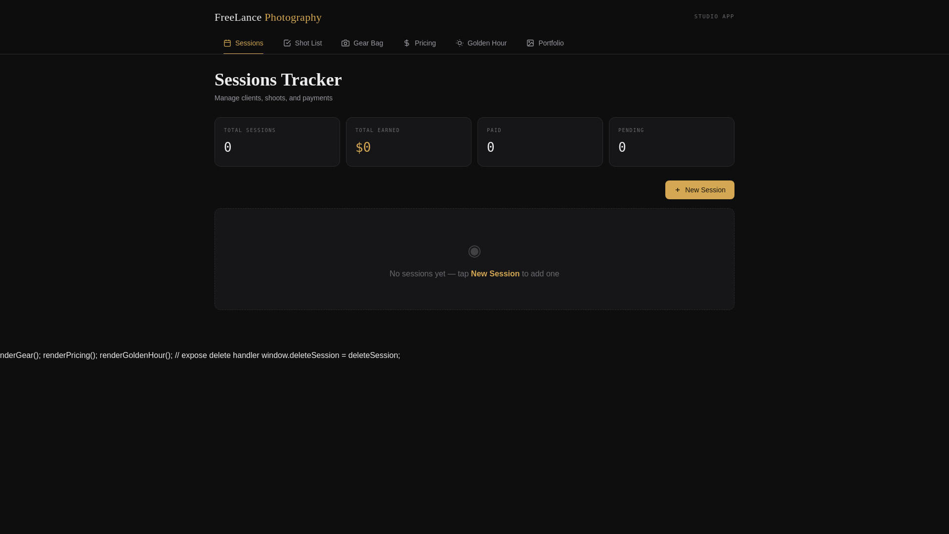 website screenshot of https://freelance-studio-c4e.pages.dev/