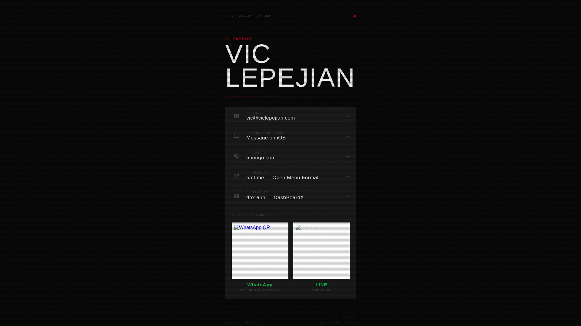 website screenshot of https://viclepejian.pages.dev/