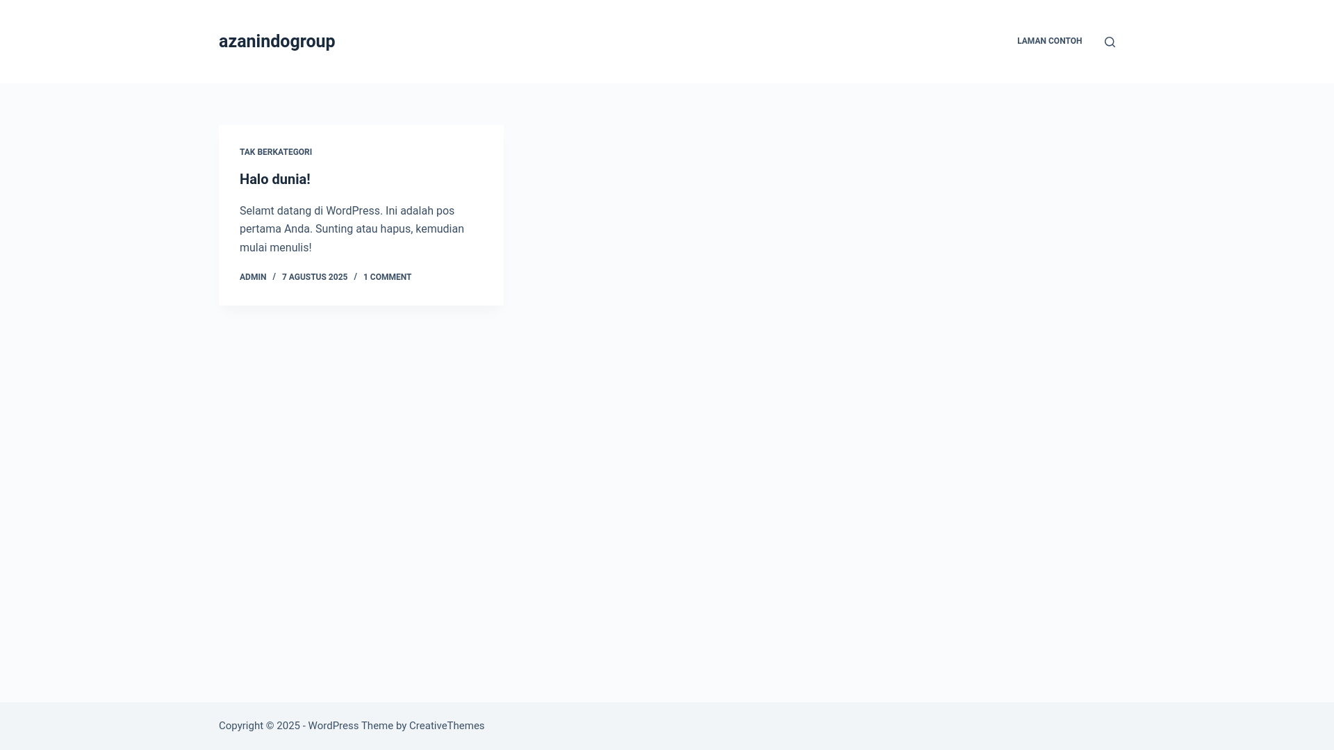 website screenshot of https://azanindogroup.com/