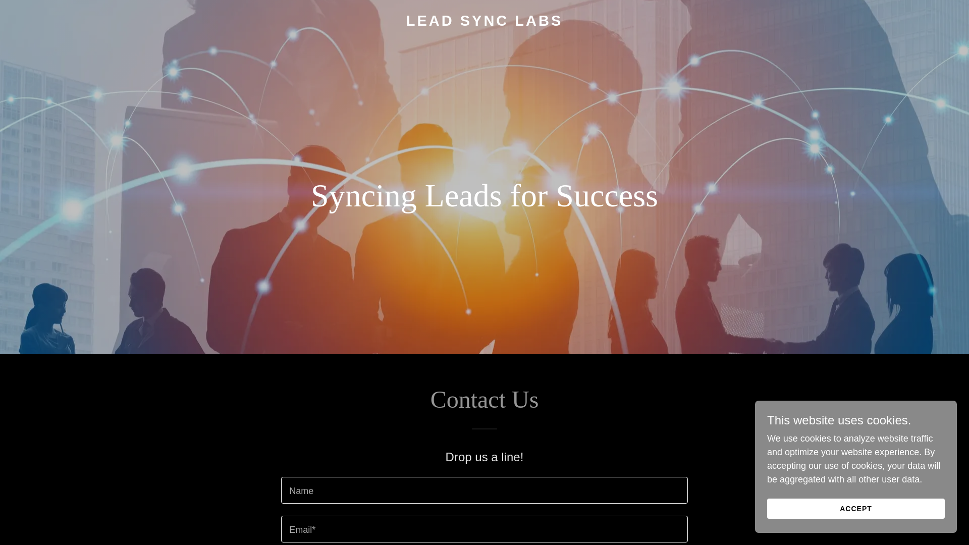 website screenshot of https://cloudleadsynclabs.com/