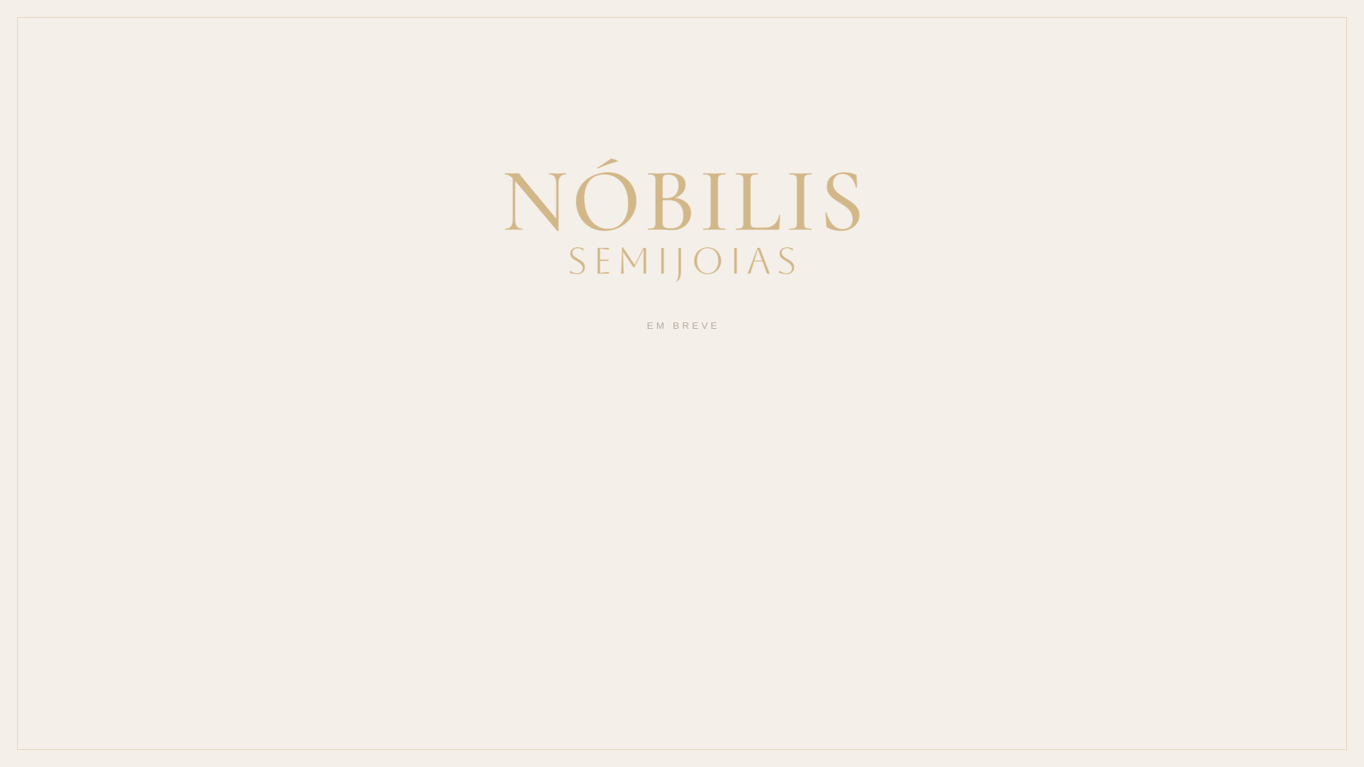 website screenshot of https://nobilissemijoias.com.br/